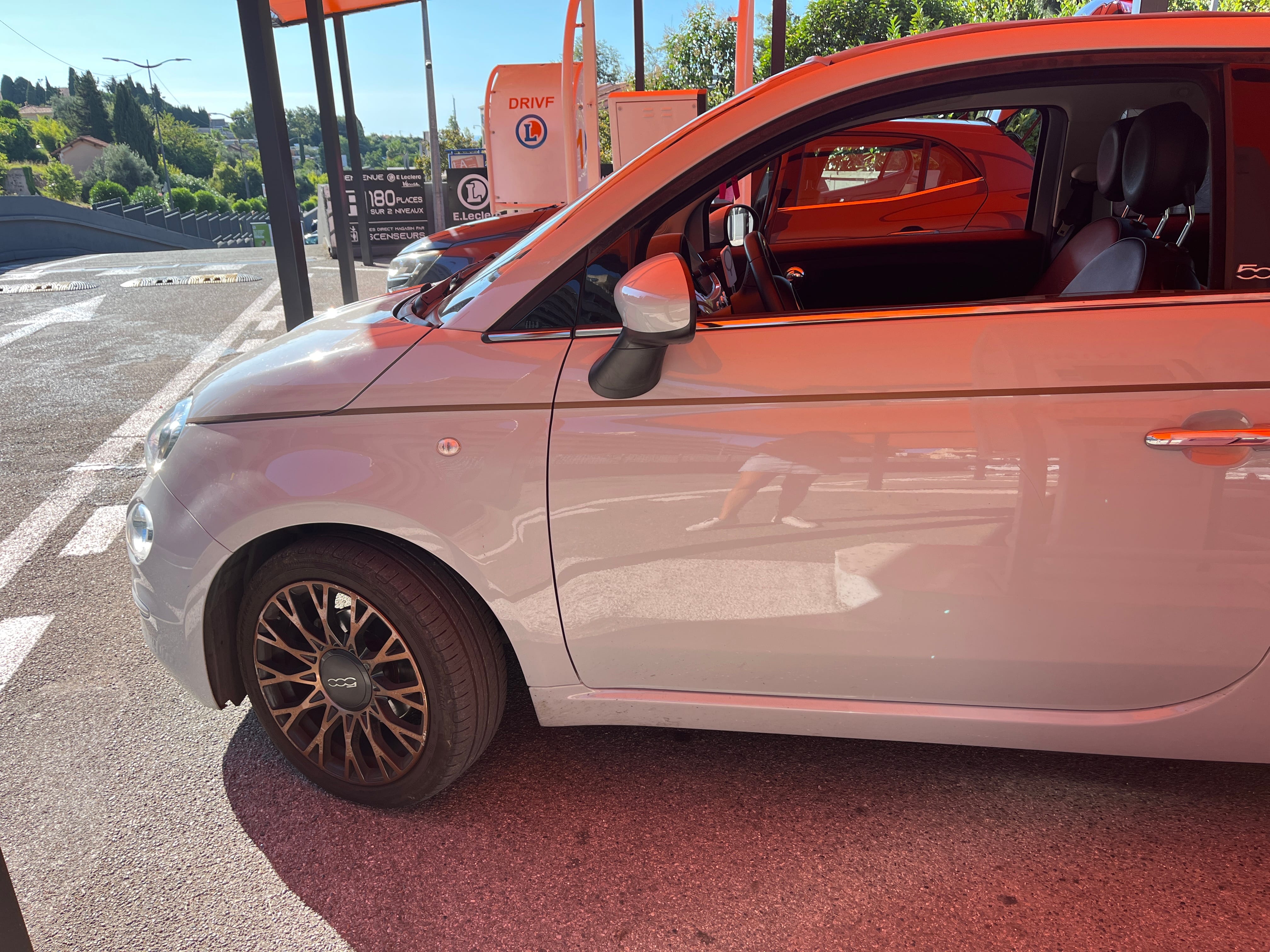 Fiat 500 C avec Climatisation