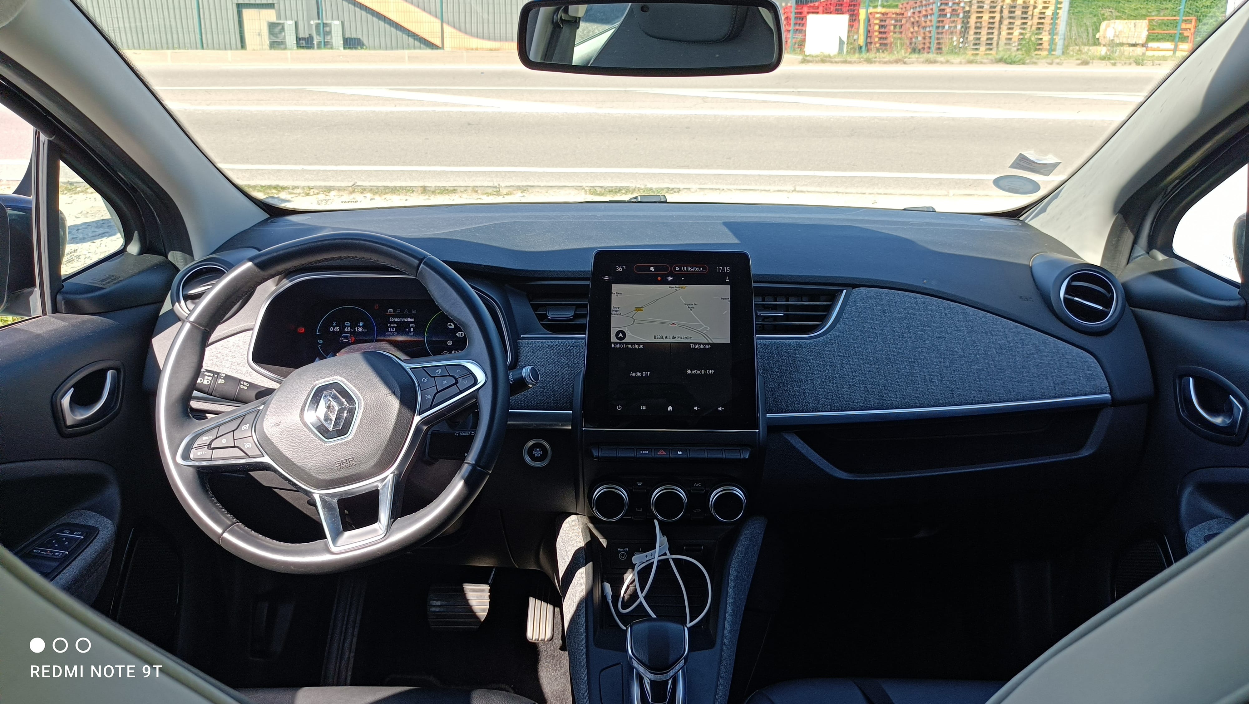 Renault ZOE 135 chevaux avec GPS