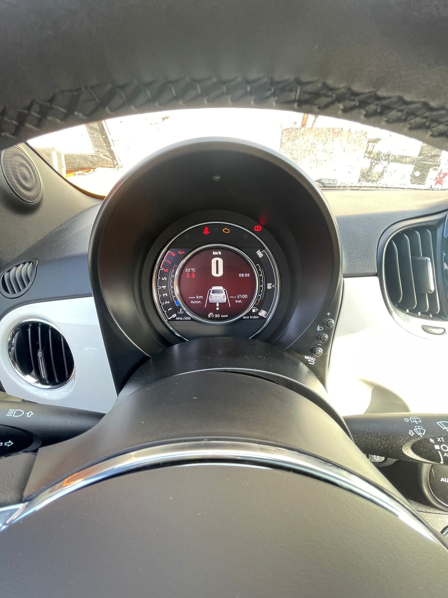 Fiat 500 con GPS