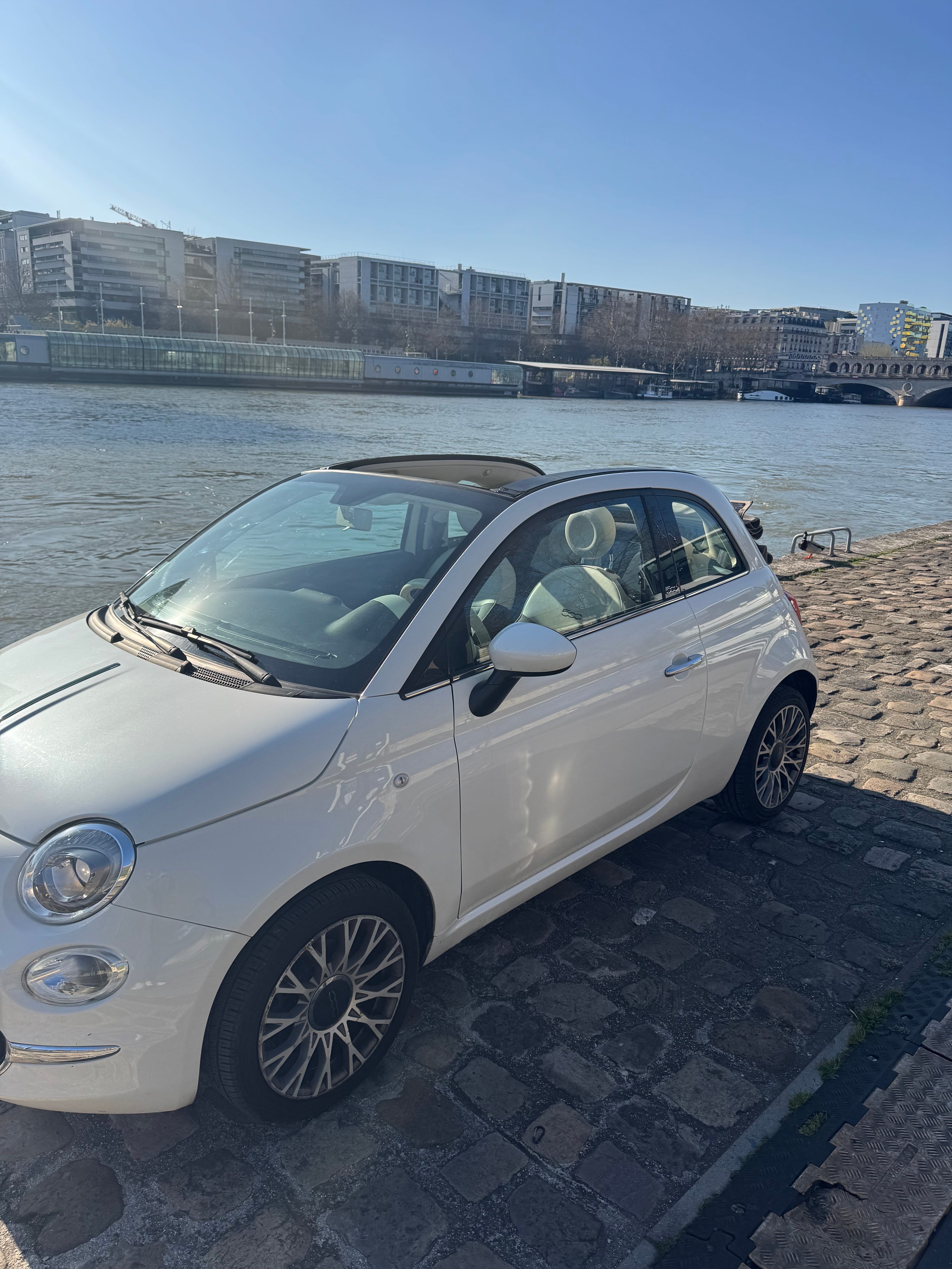Fiat 500 C avec Climatisation
