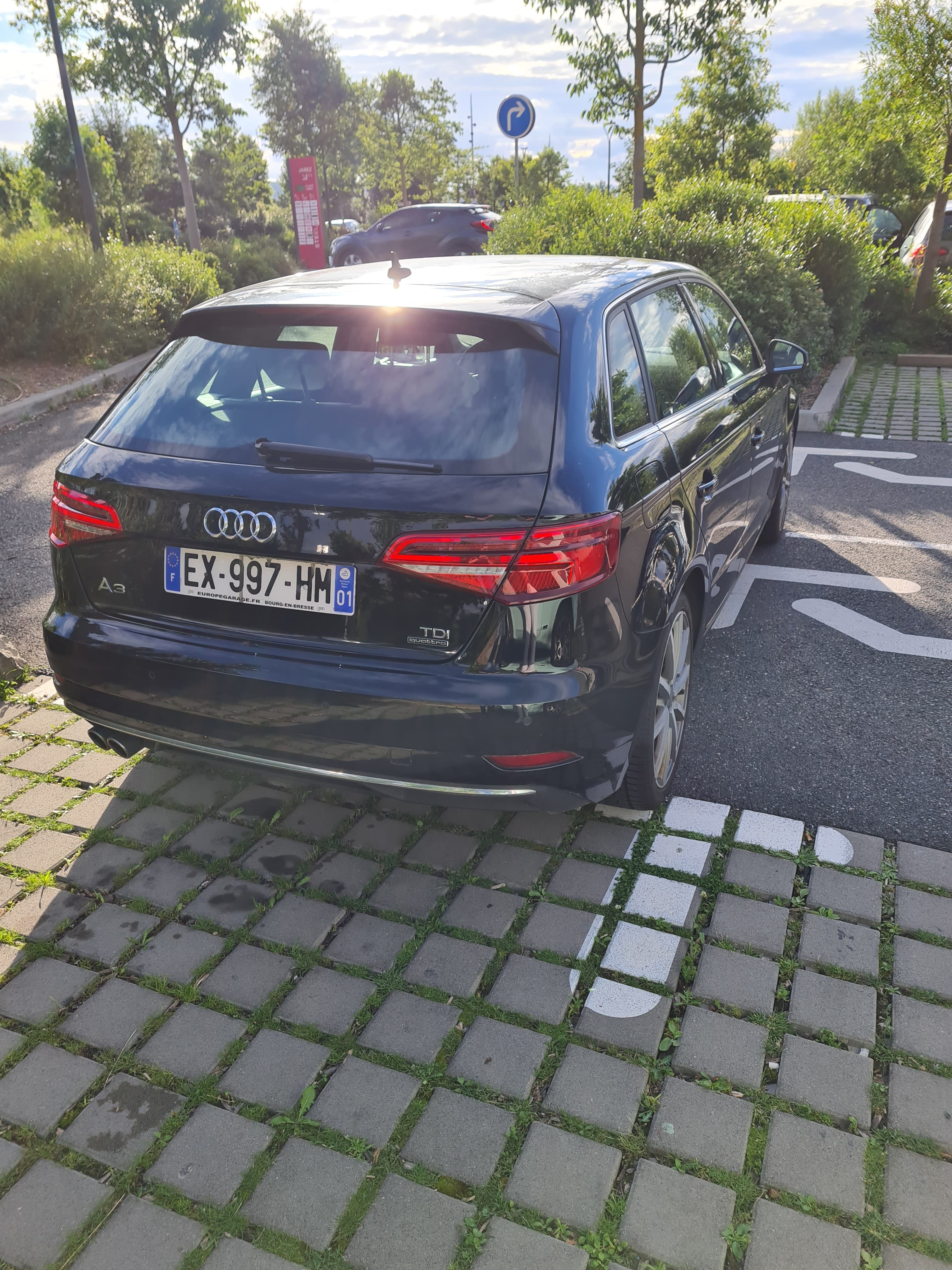 Audi A3 Sportback avec Siège bébé