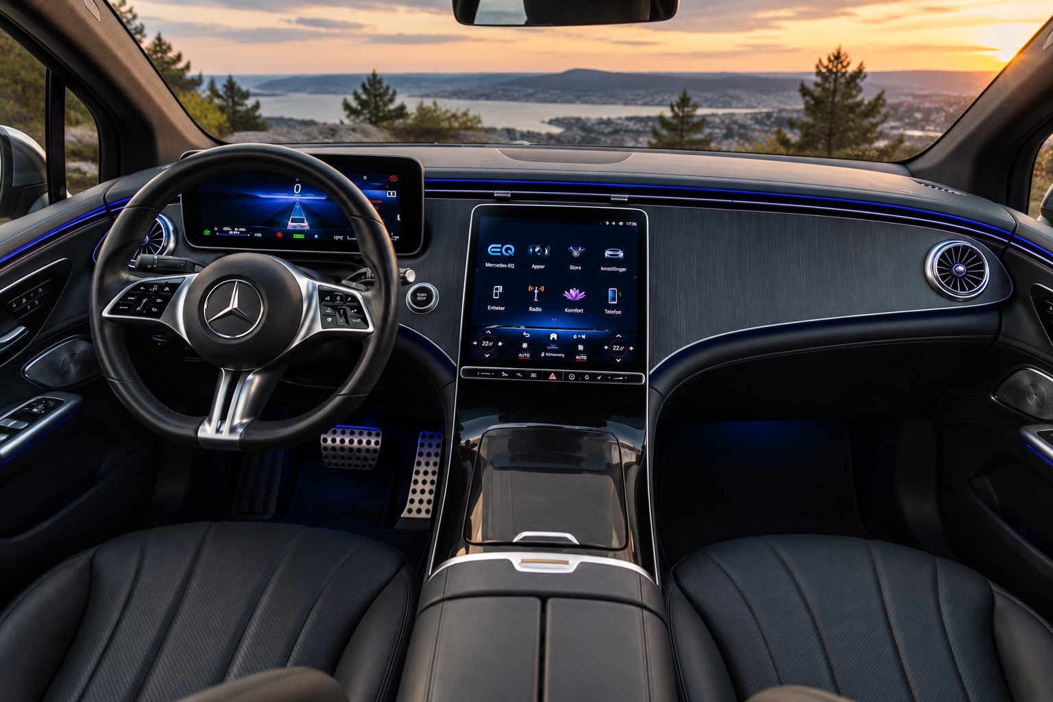 Mercedes-Benz EQE 300 med GPS