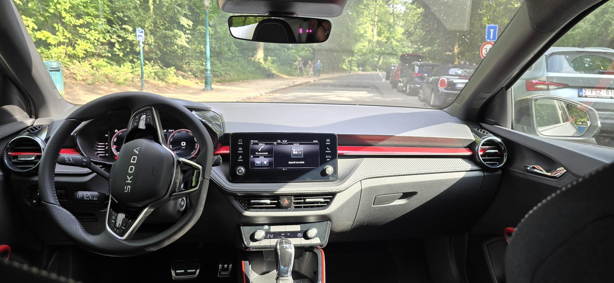 Skoda Fabia avec Apple CarPlay