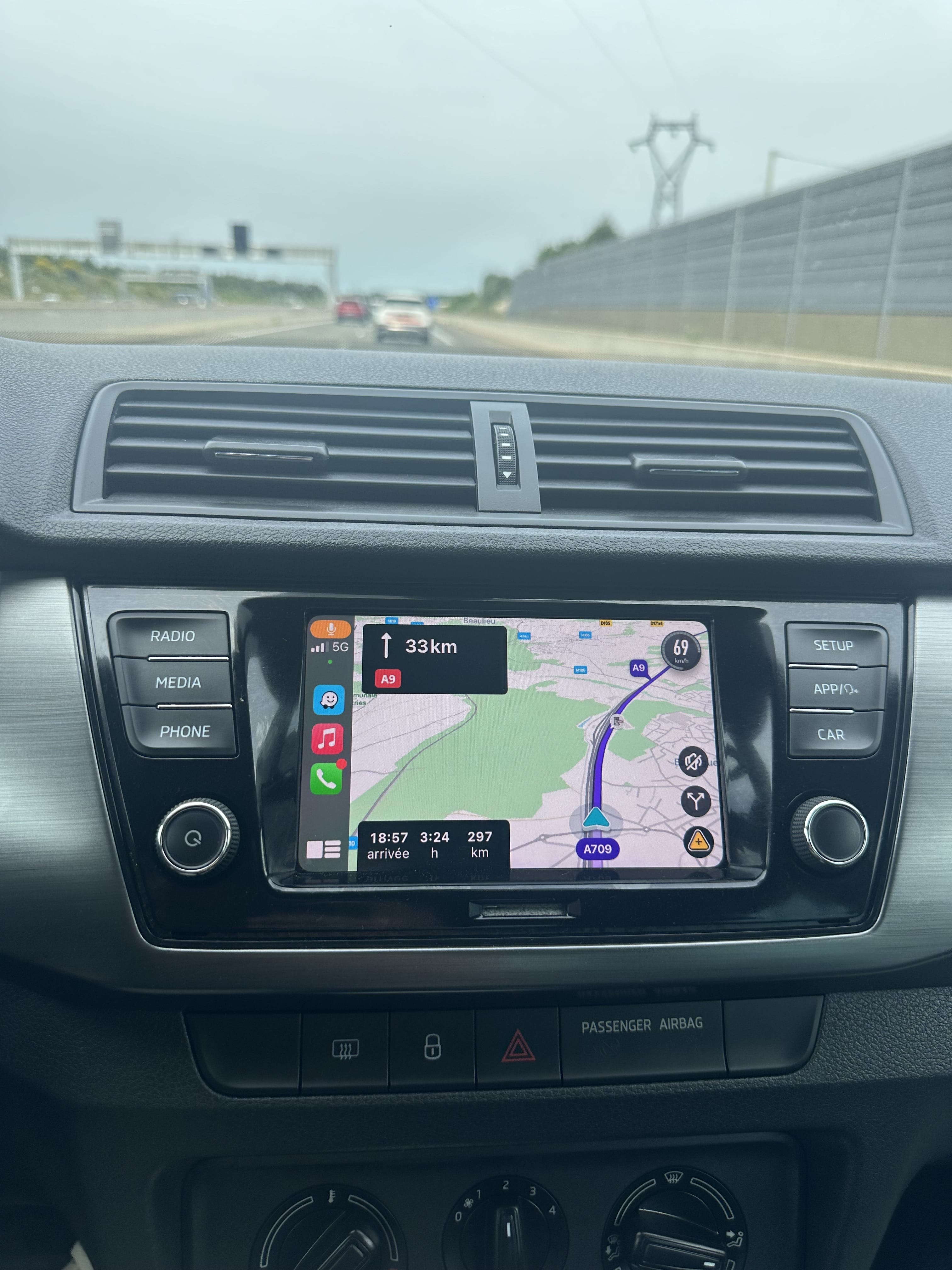 Skoda Fabia avec Régulateur de vitesse