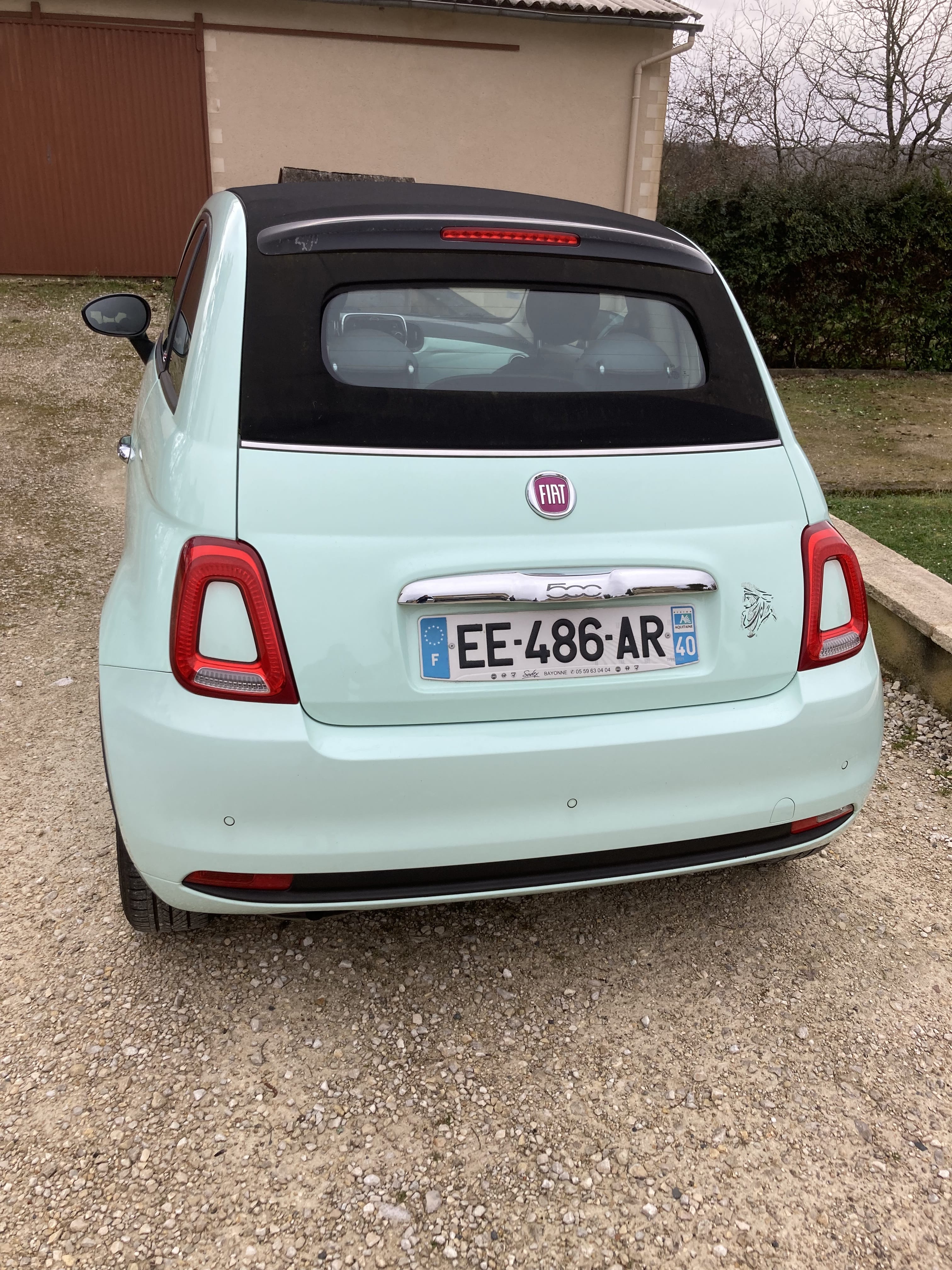 Fiat 500 C 1,2L cabriolet avec Entrée audio / iPod