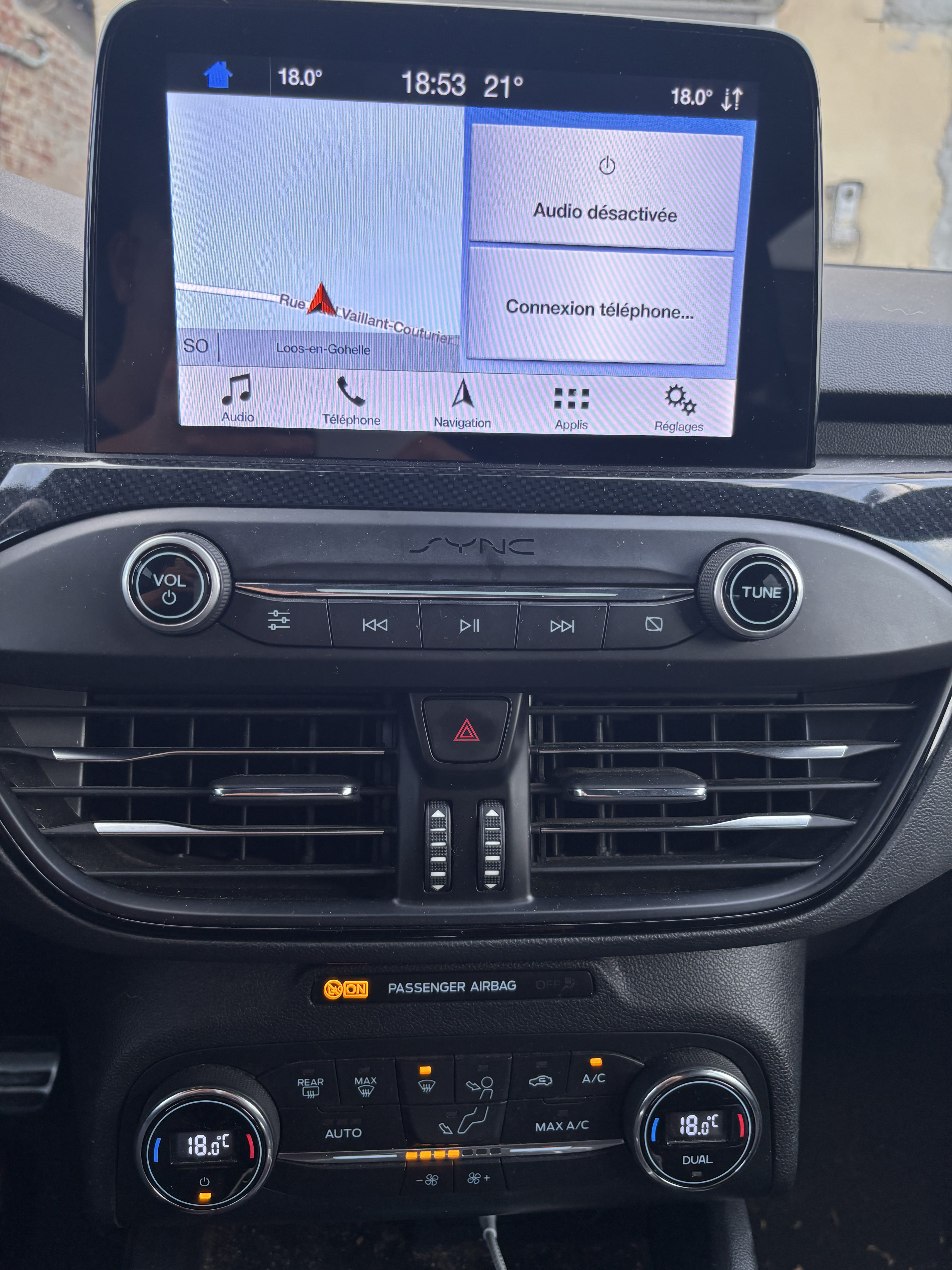 Ford Focus ST Line avec Régulateur de vitesse