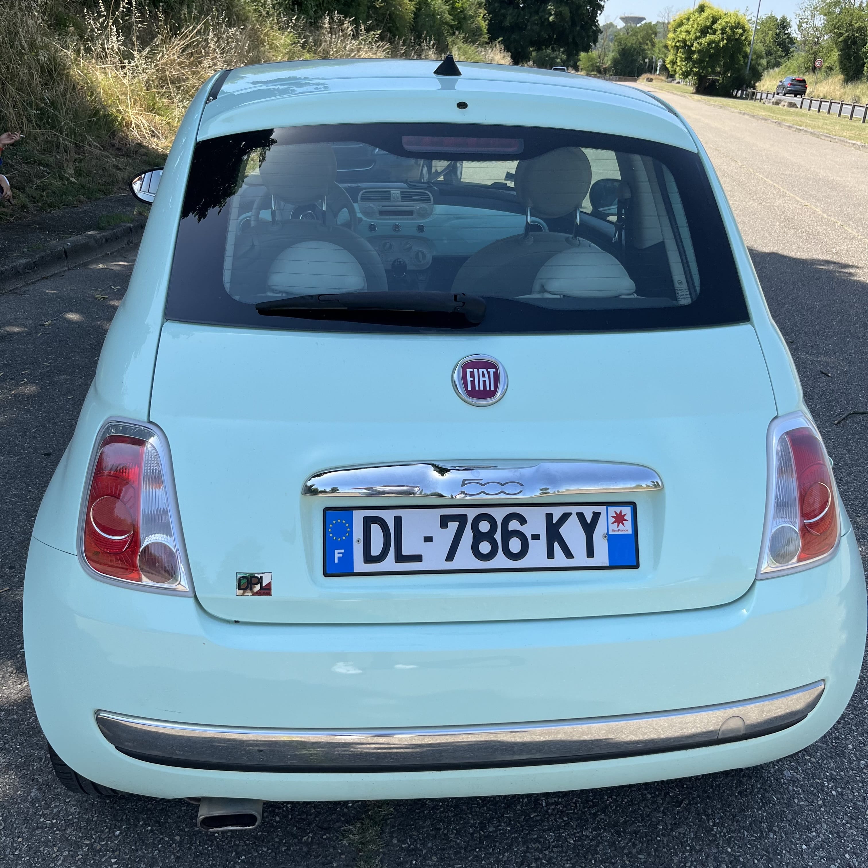 Fiat 500 avec Autoradio