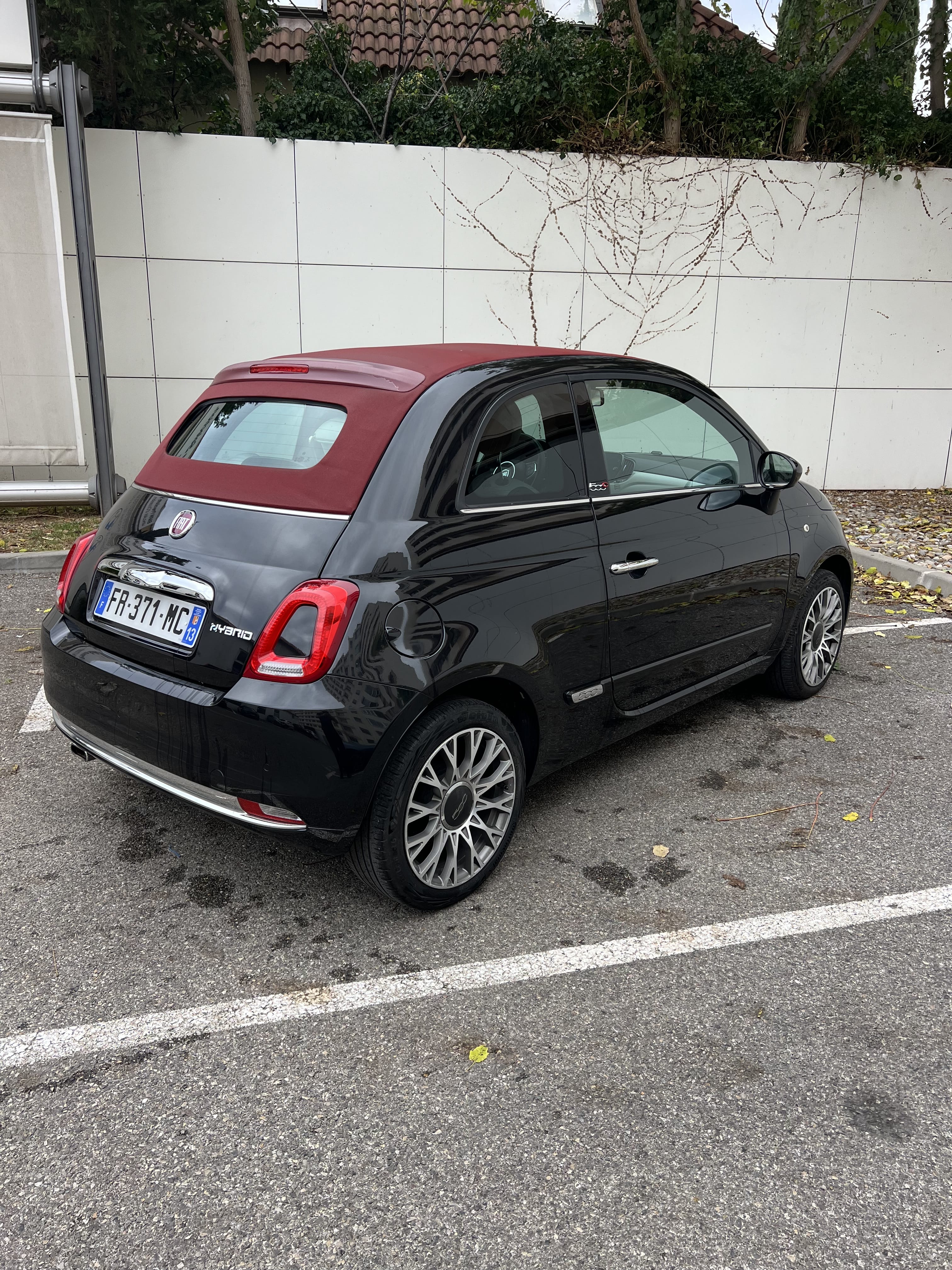 Fiat 500 C Hybride avec Régulateur de vitesse