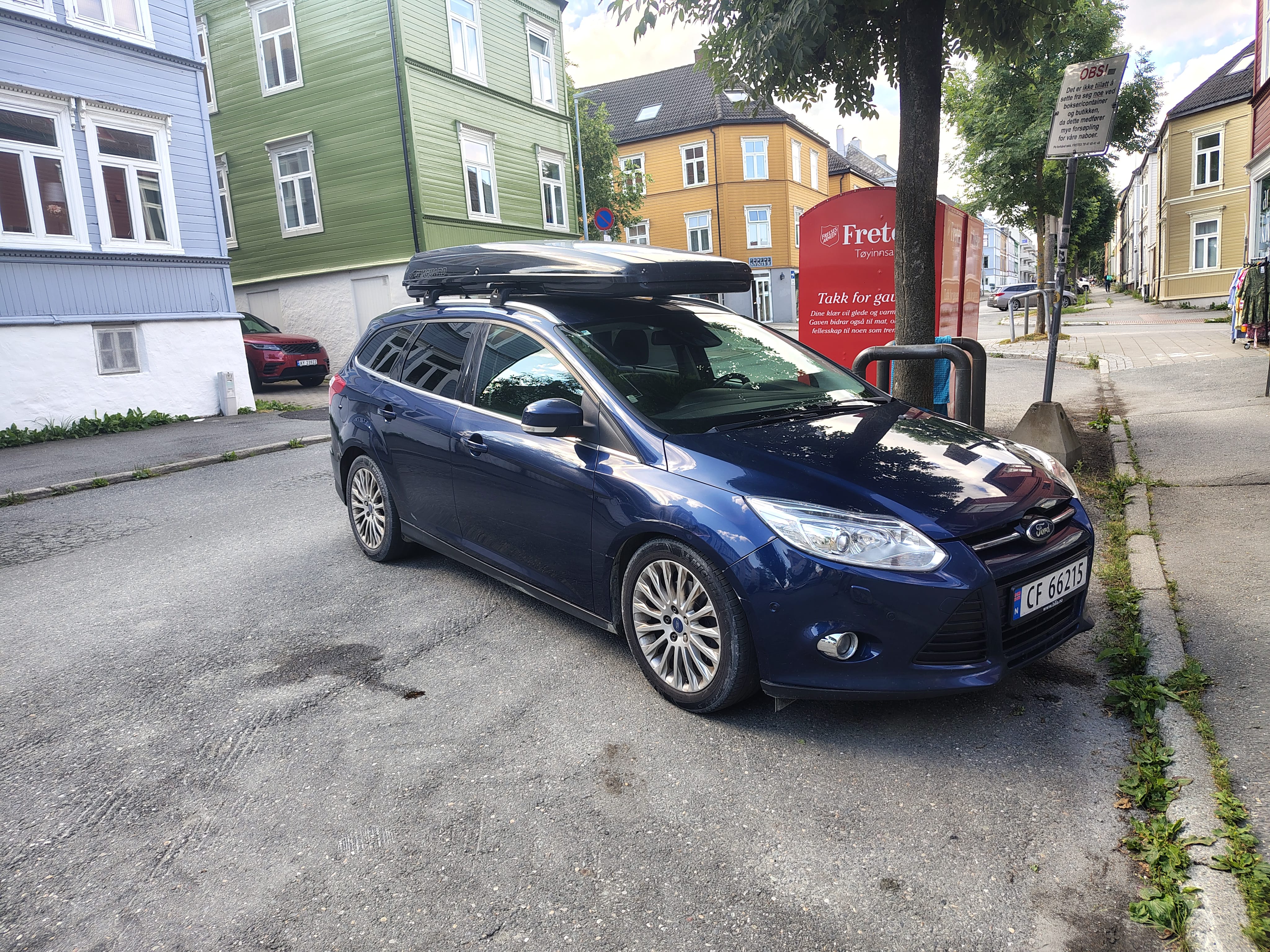 Ford Focus Stasjonsvogn med skiboks, 2012, Diesel