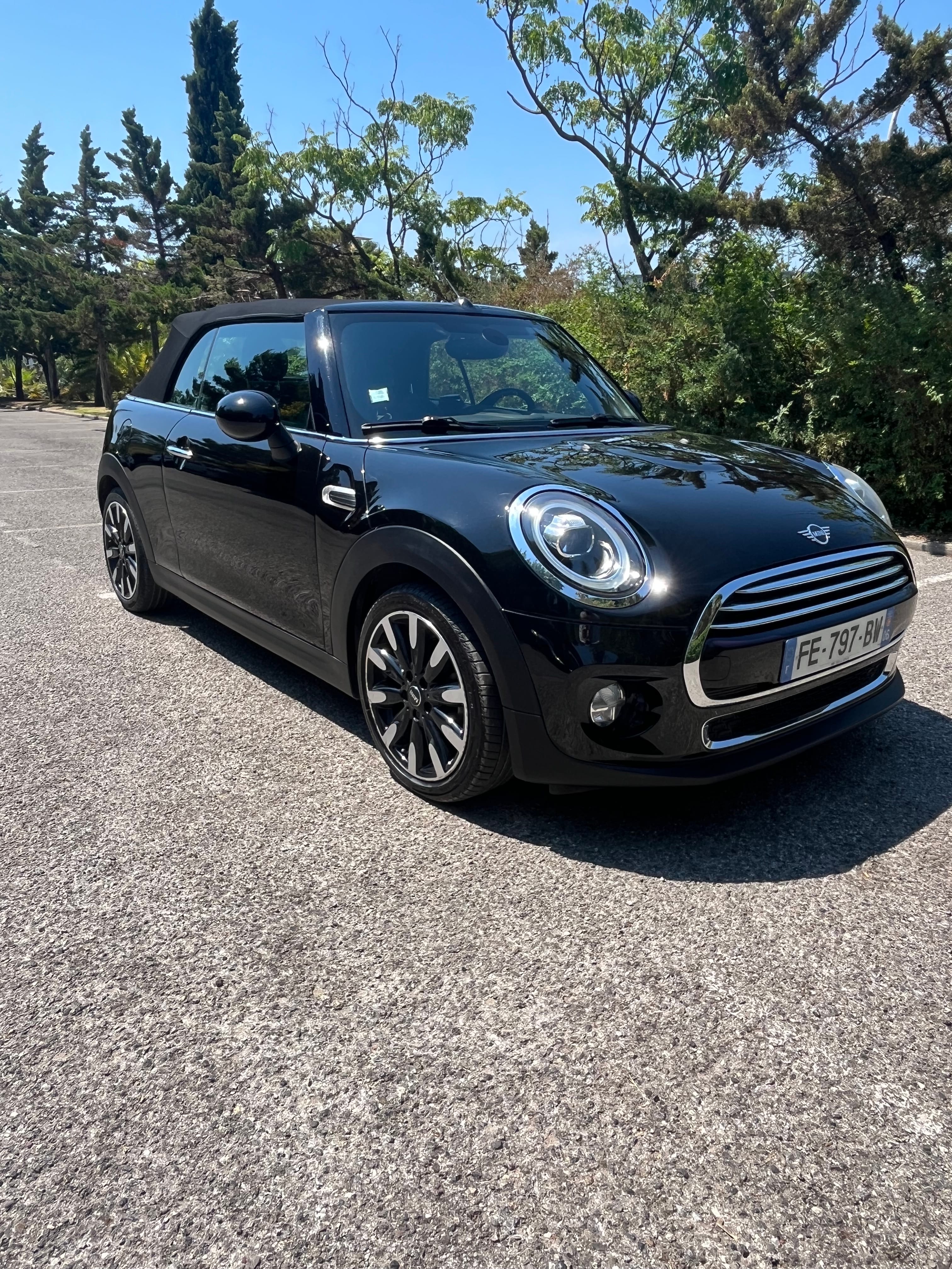 Mini Cabriolet 136 cv finition Chili, 2019, Essence 95, Automático