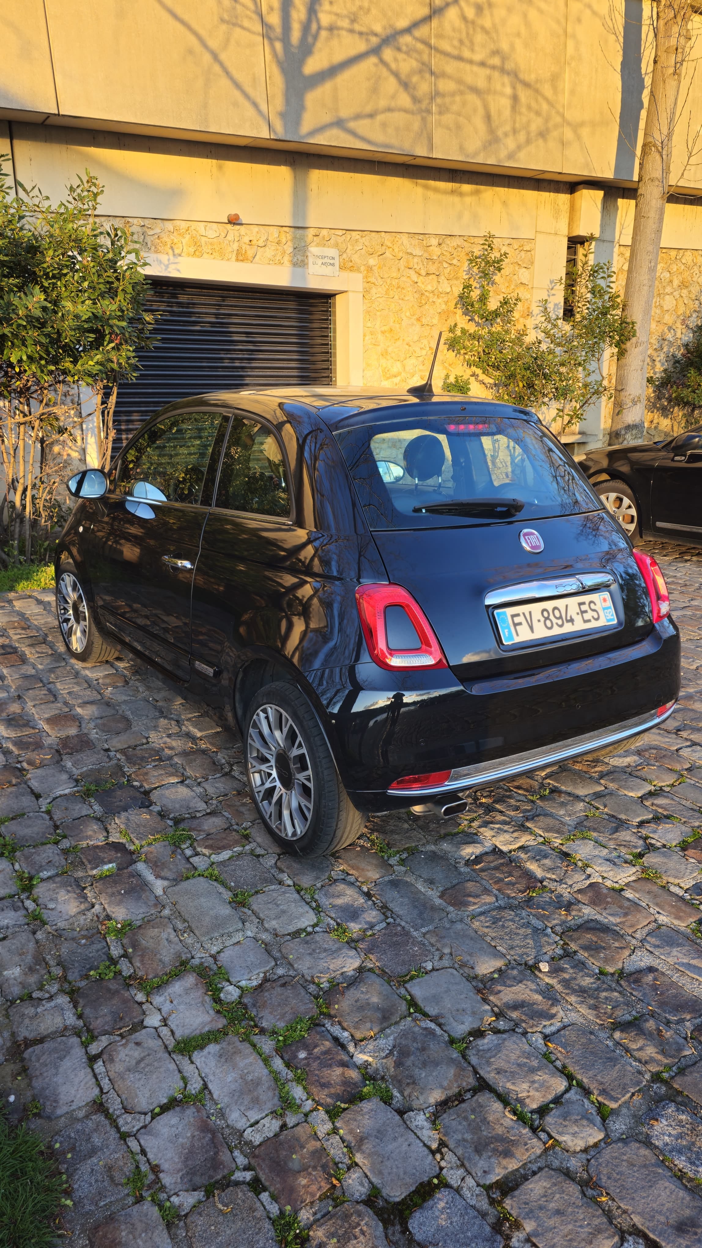 Fiat 500 avec GPS