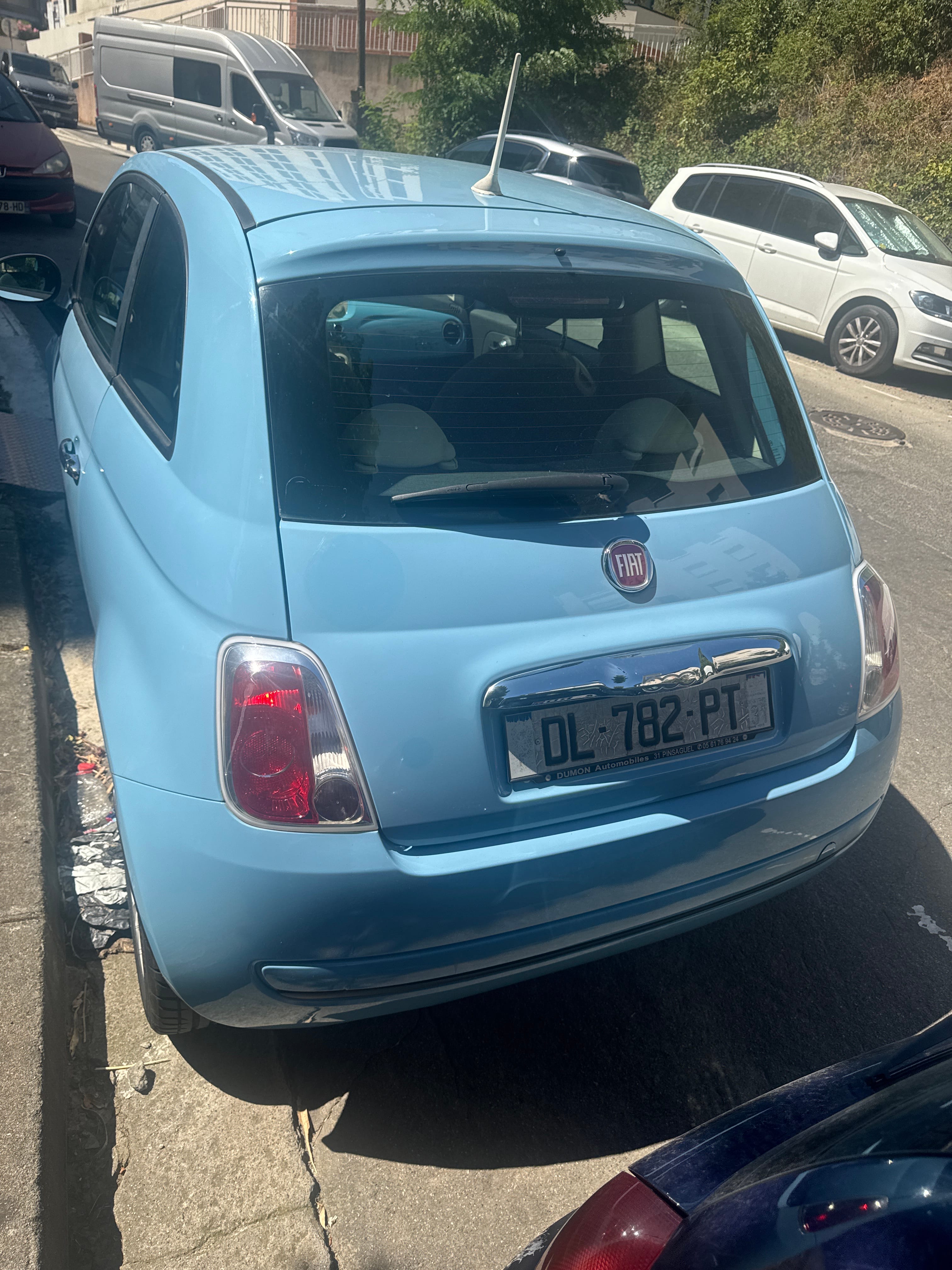 Fiat 500 met Bluetooth audio