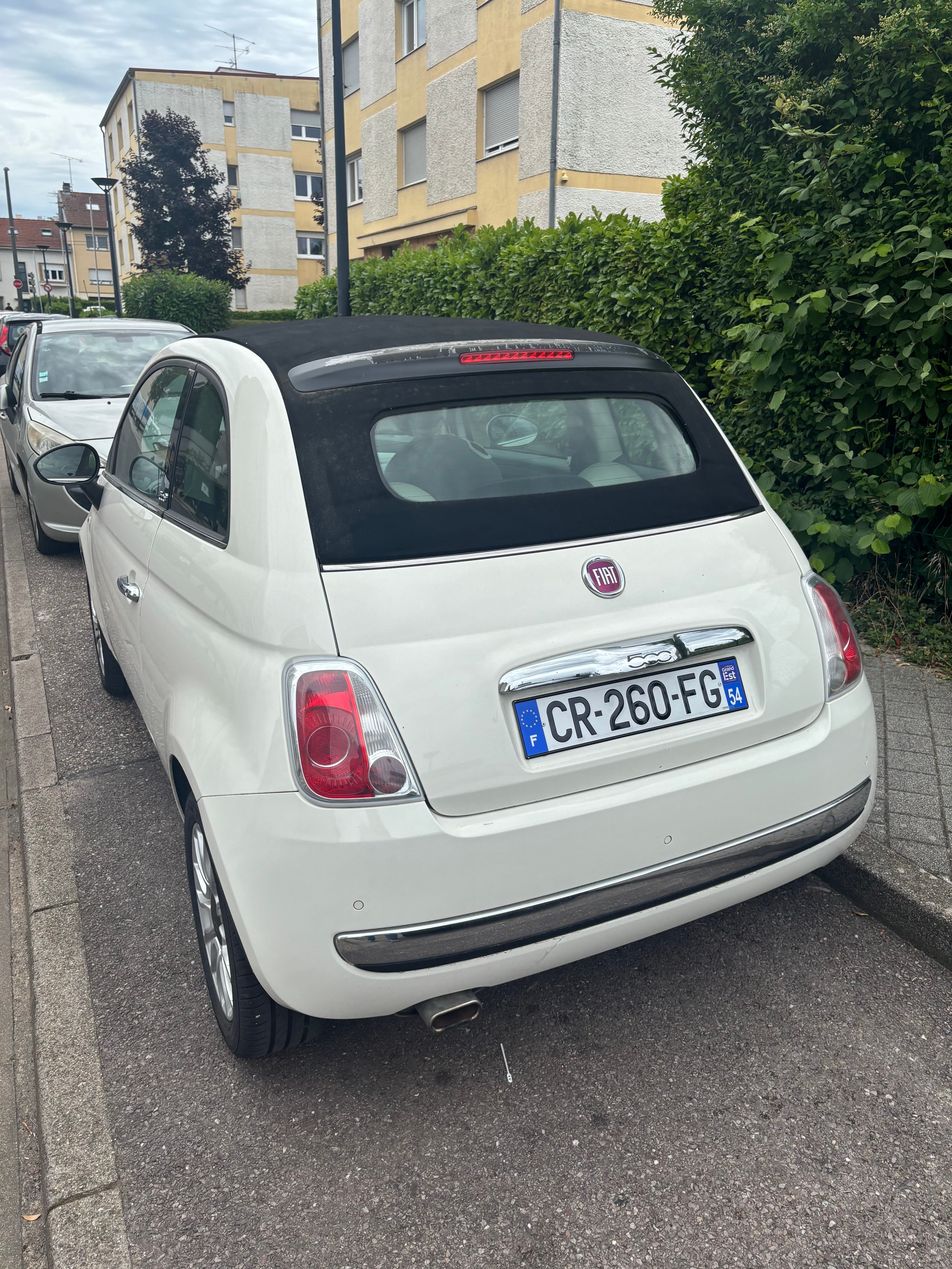 Fiat 500 C avec Autoradio
