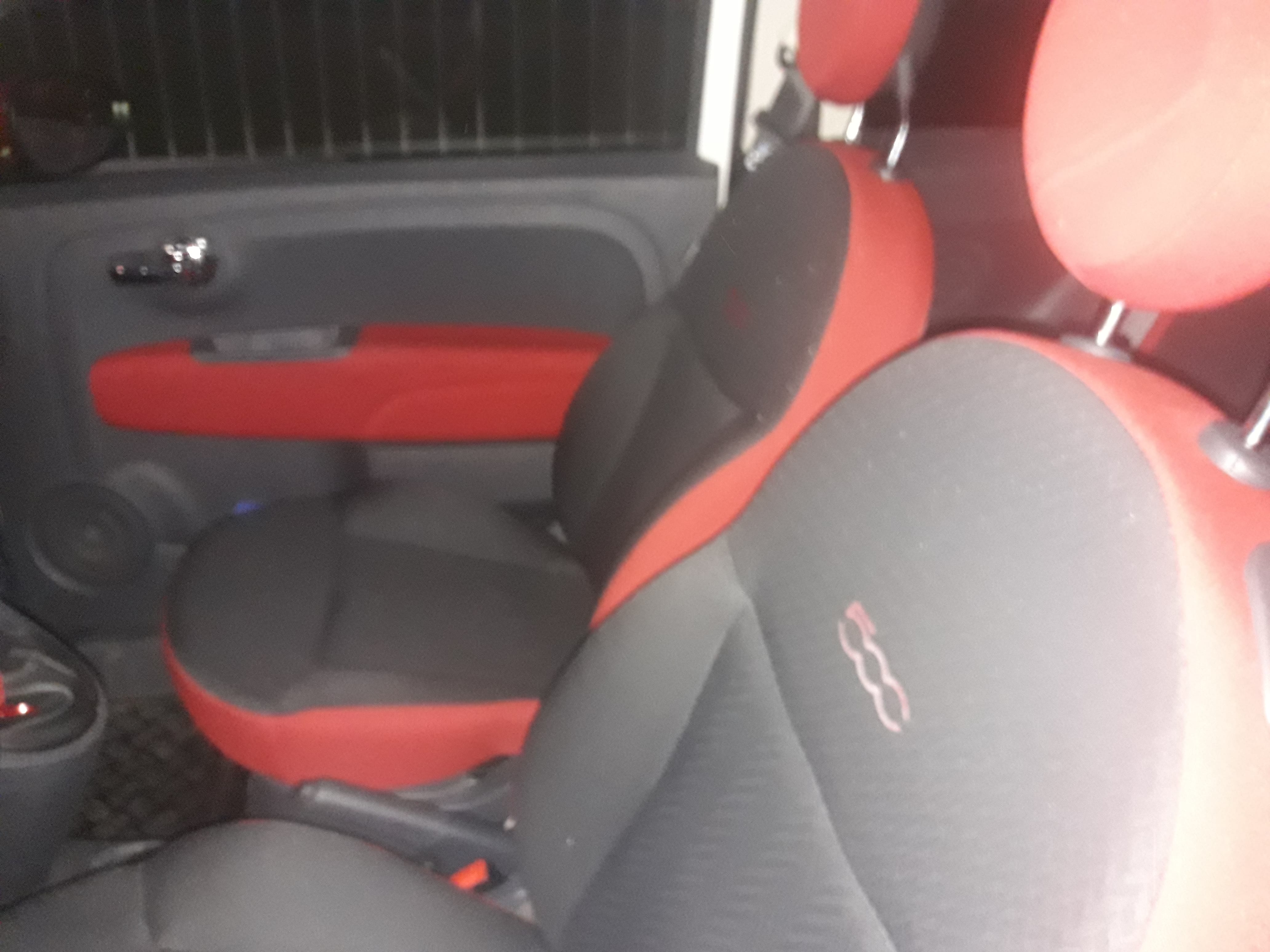Fiat 500 con Silla infantil