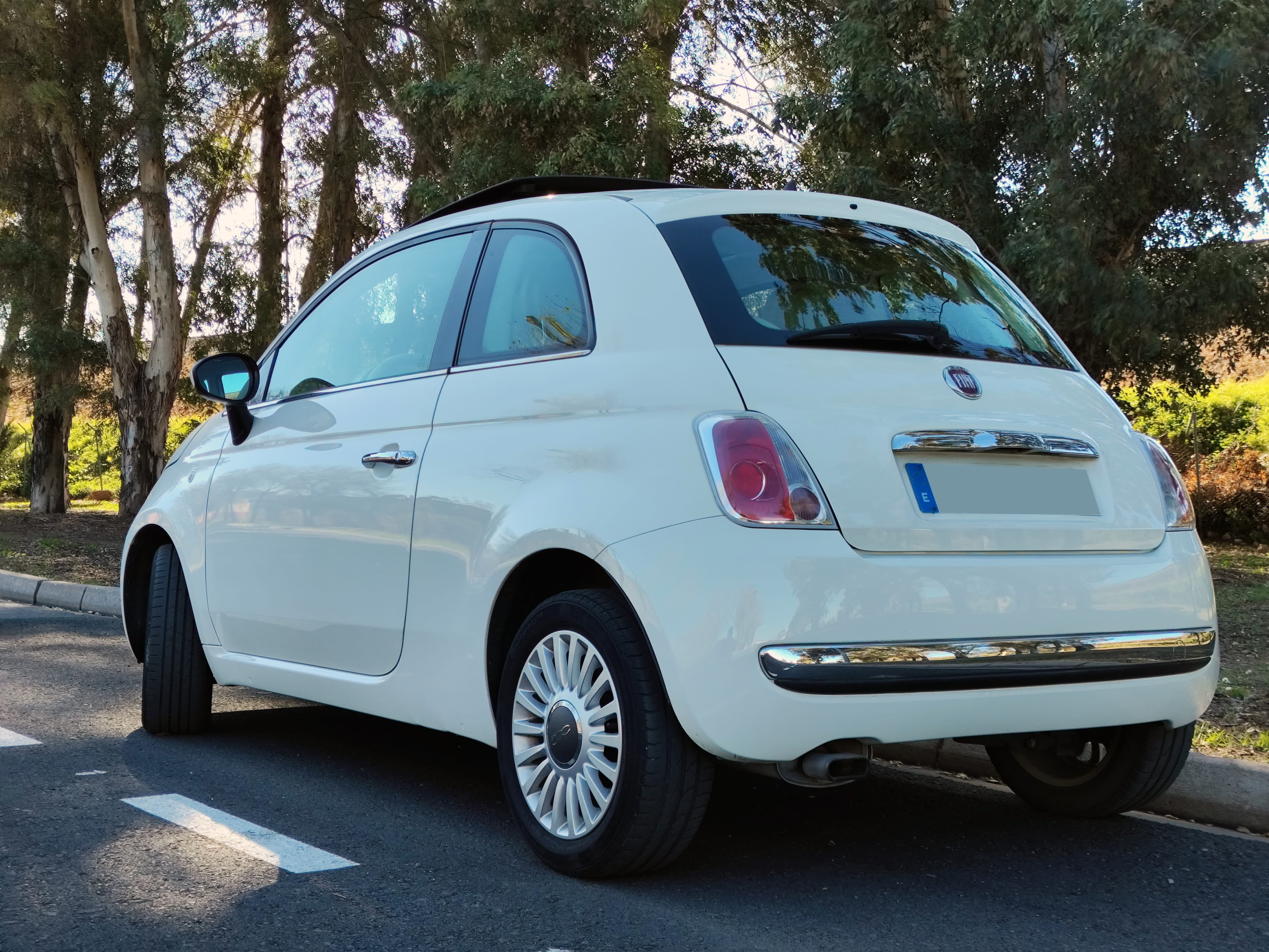 Fiat 500 avec Siège bébé