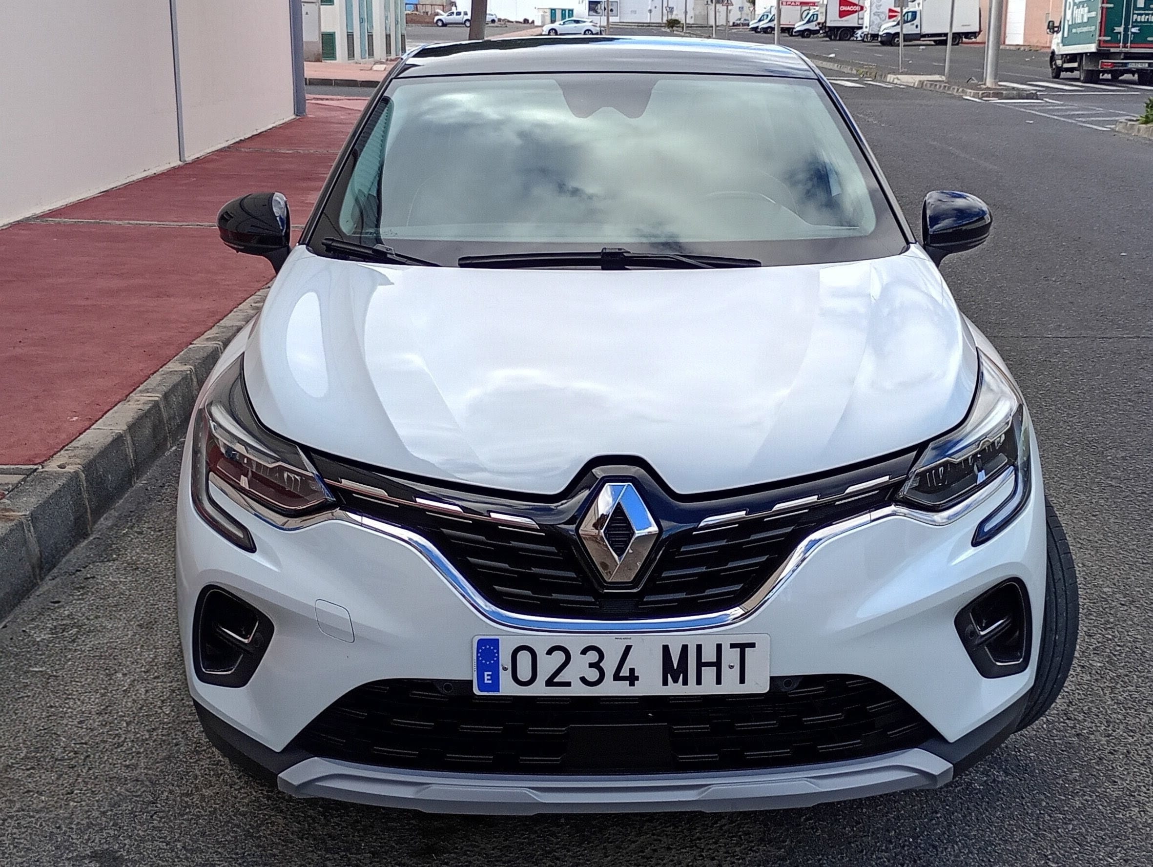 Renault Captur mit Kindersitz