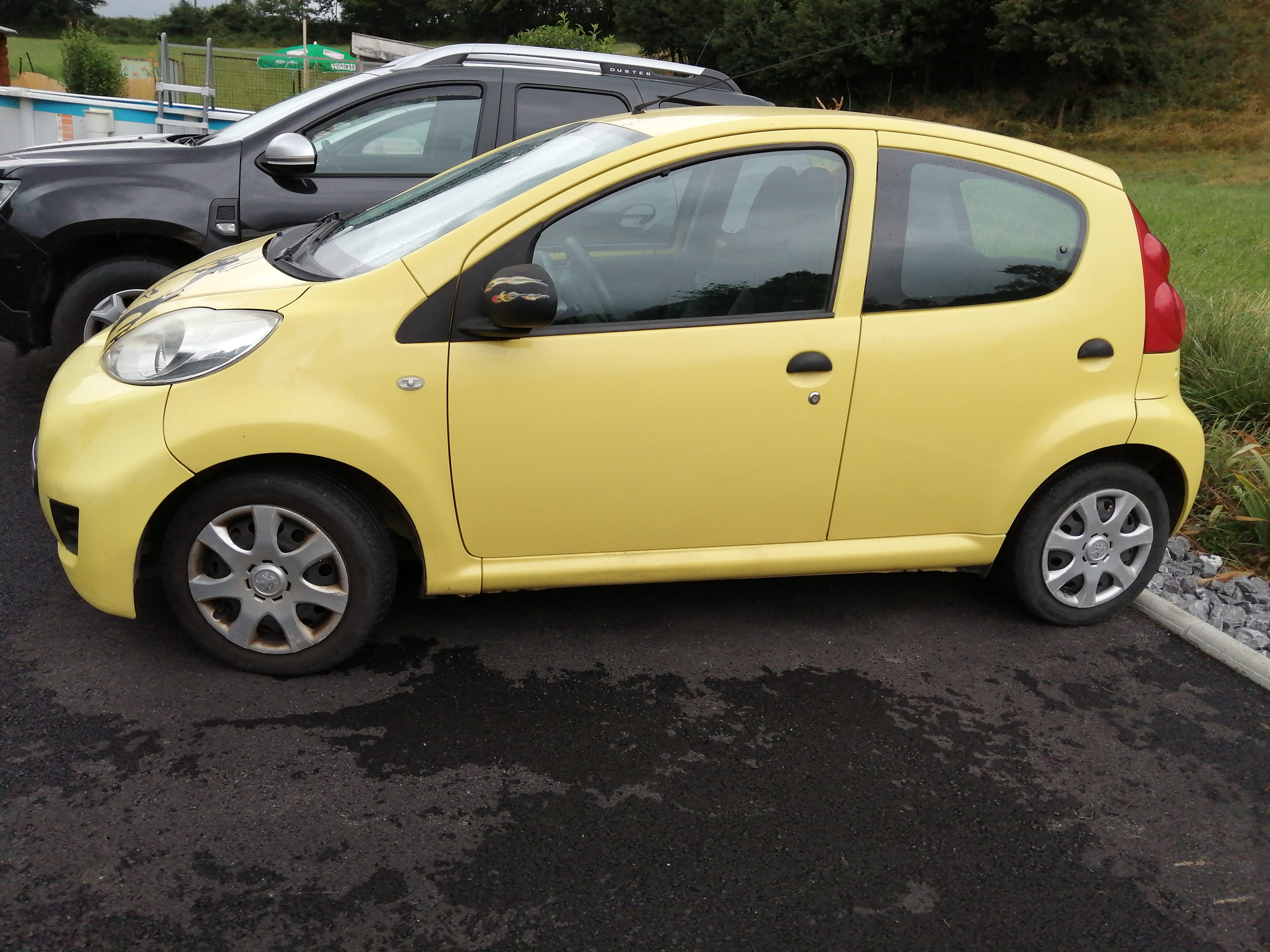 Peugeot 107 avec Pneus neige