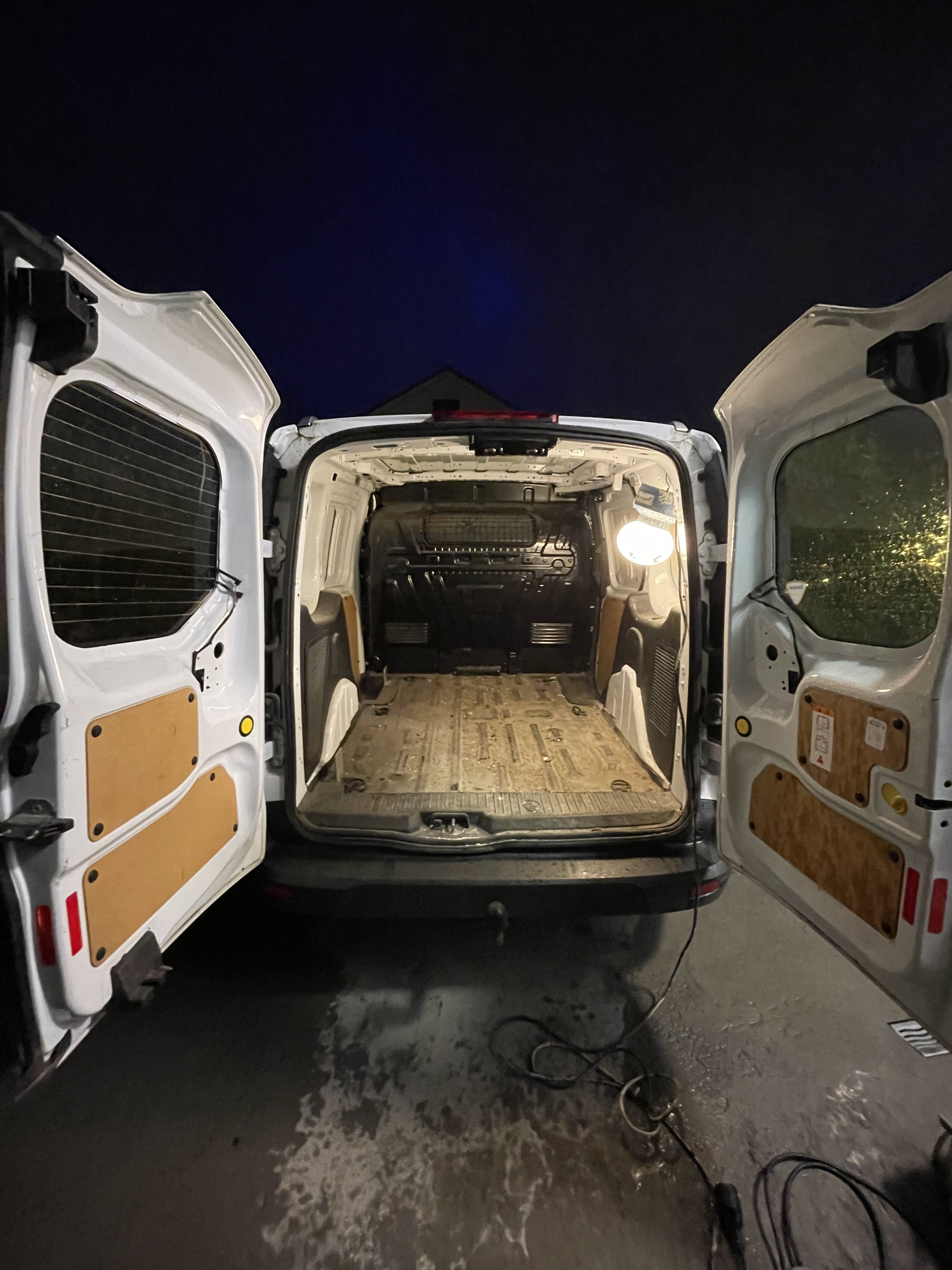 Ford Transit Connect with Snow tires