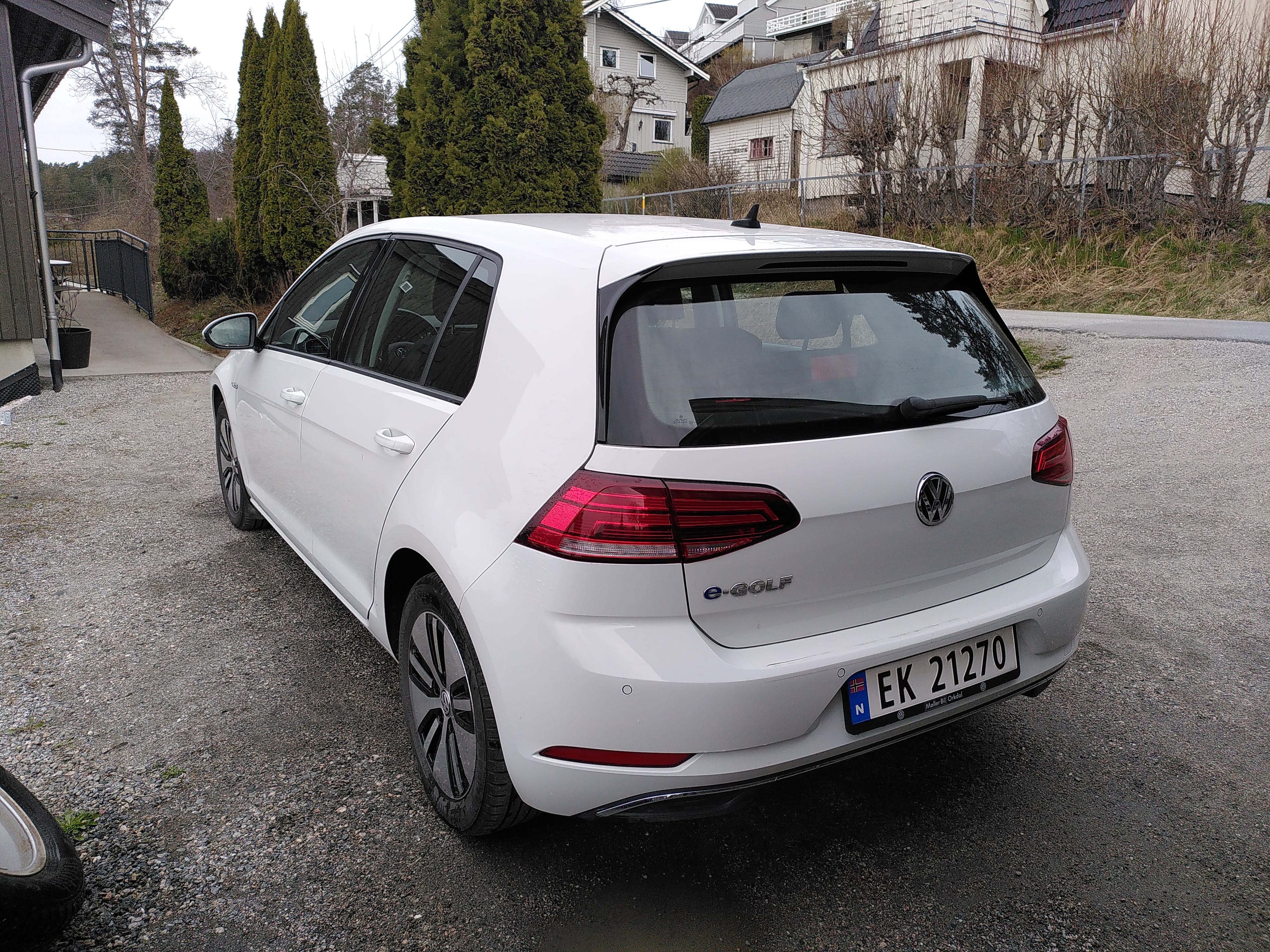 Volkswagen e-Golf med Lydinngang