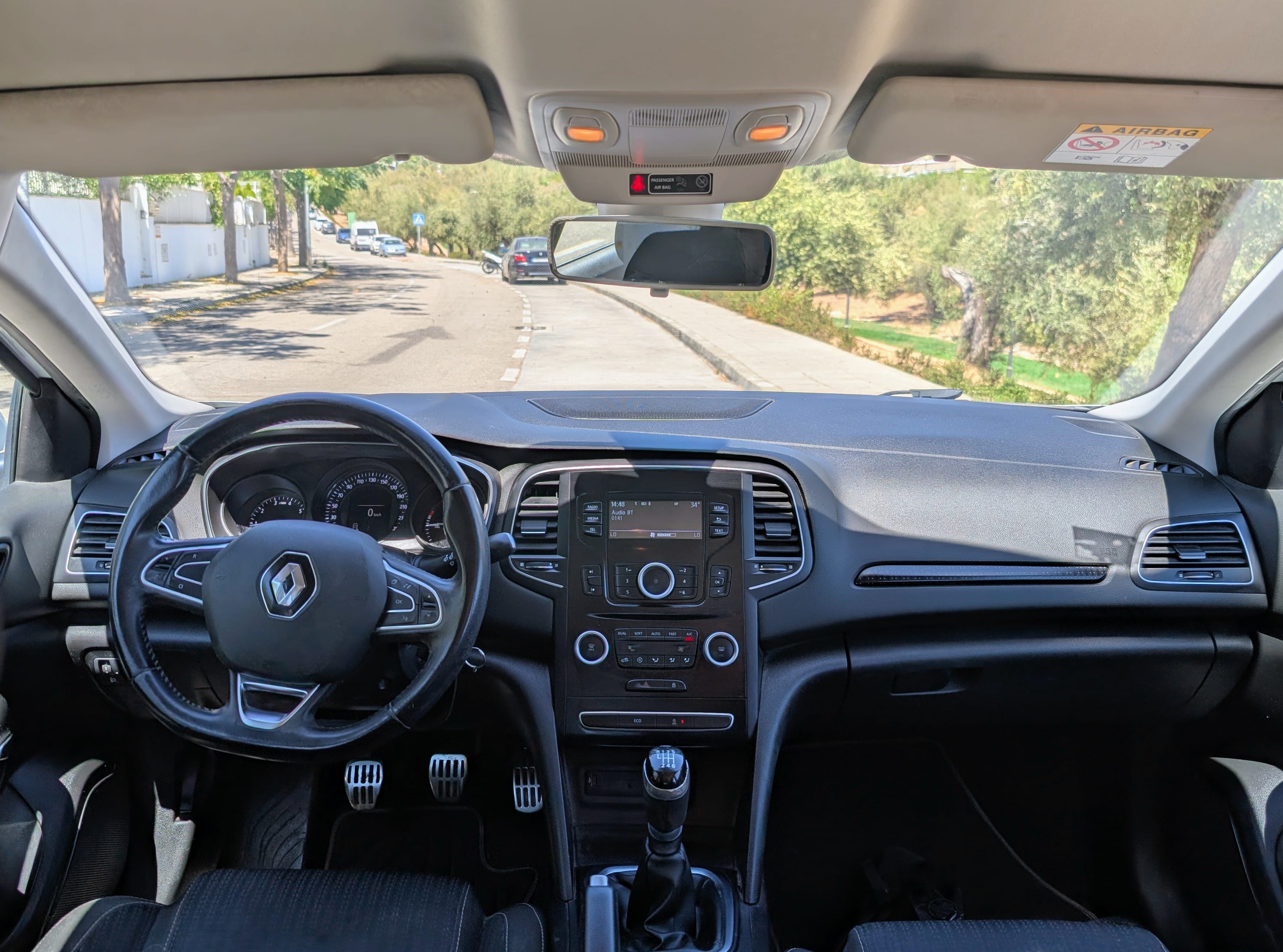Renault Mégane mit USB-Ladeanschlüsse