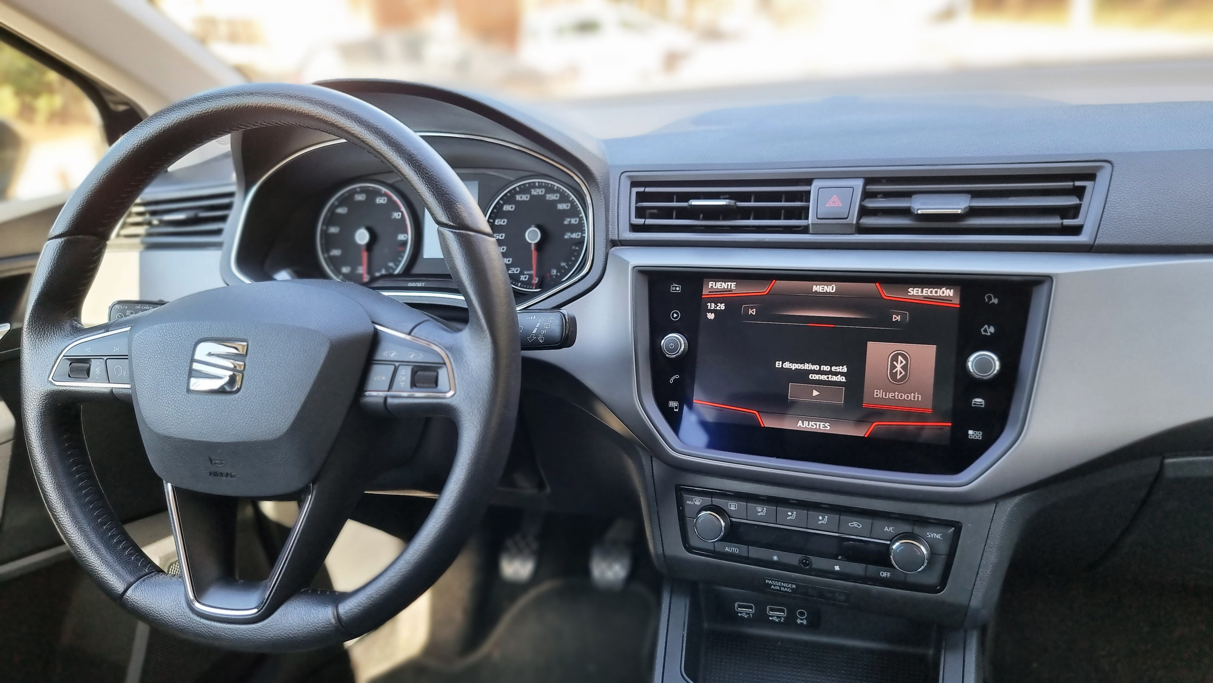 Seat Ibiza New Edition Black with Bluetooth audio