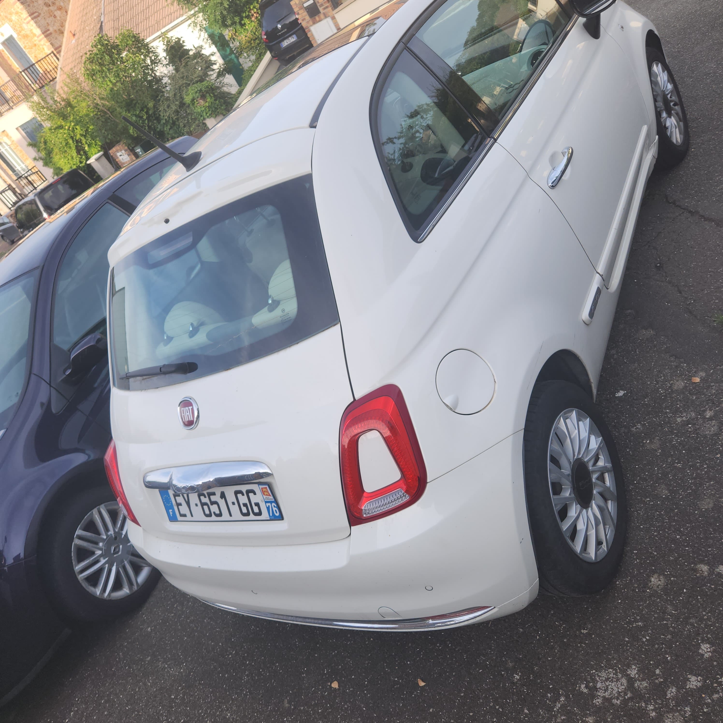 Fiat 500 avec GPS