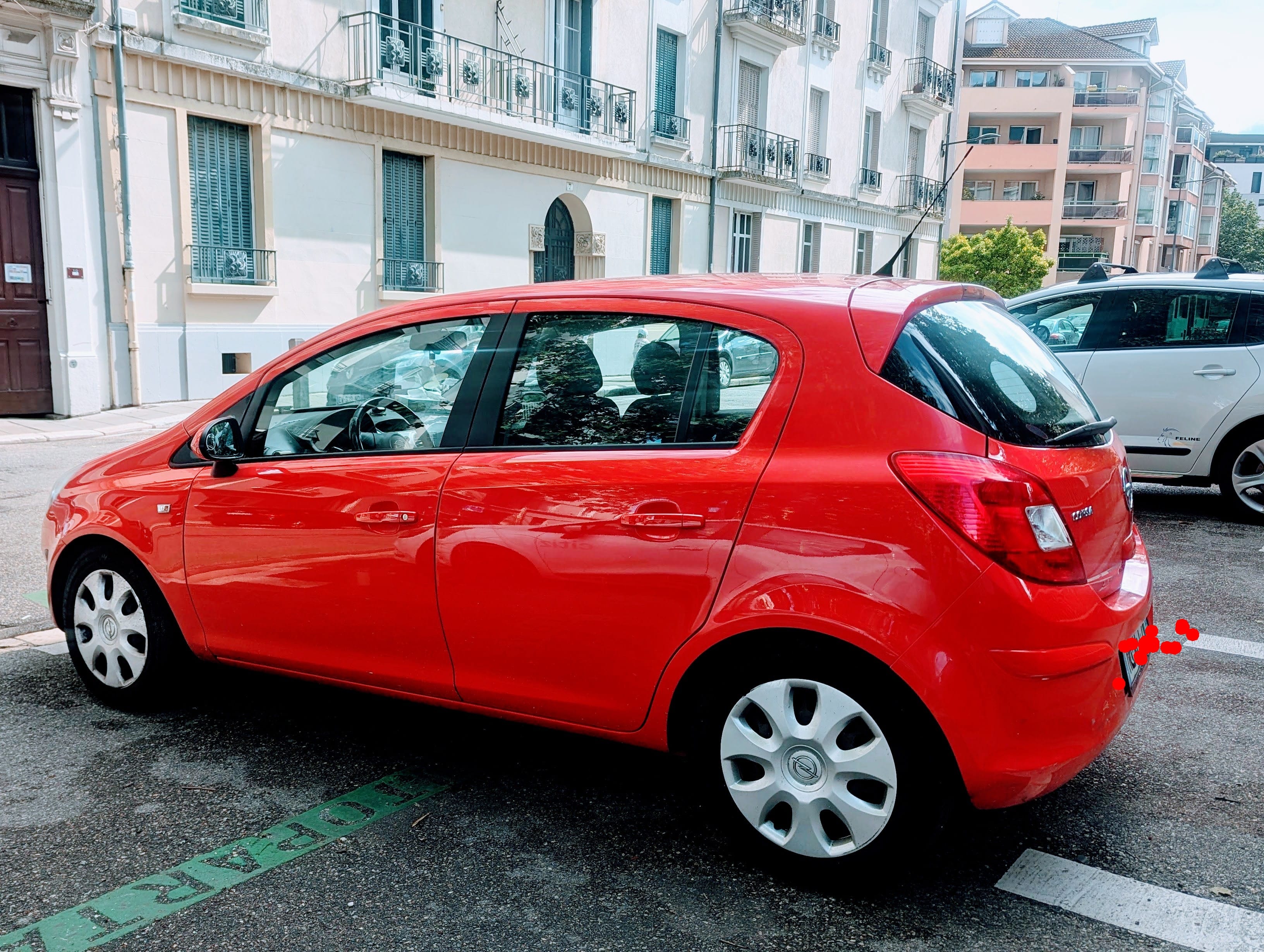 Opel Corsa avec Pneus neige