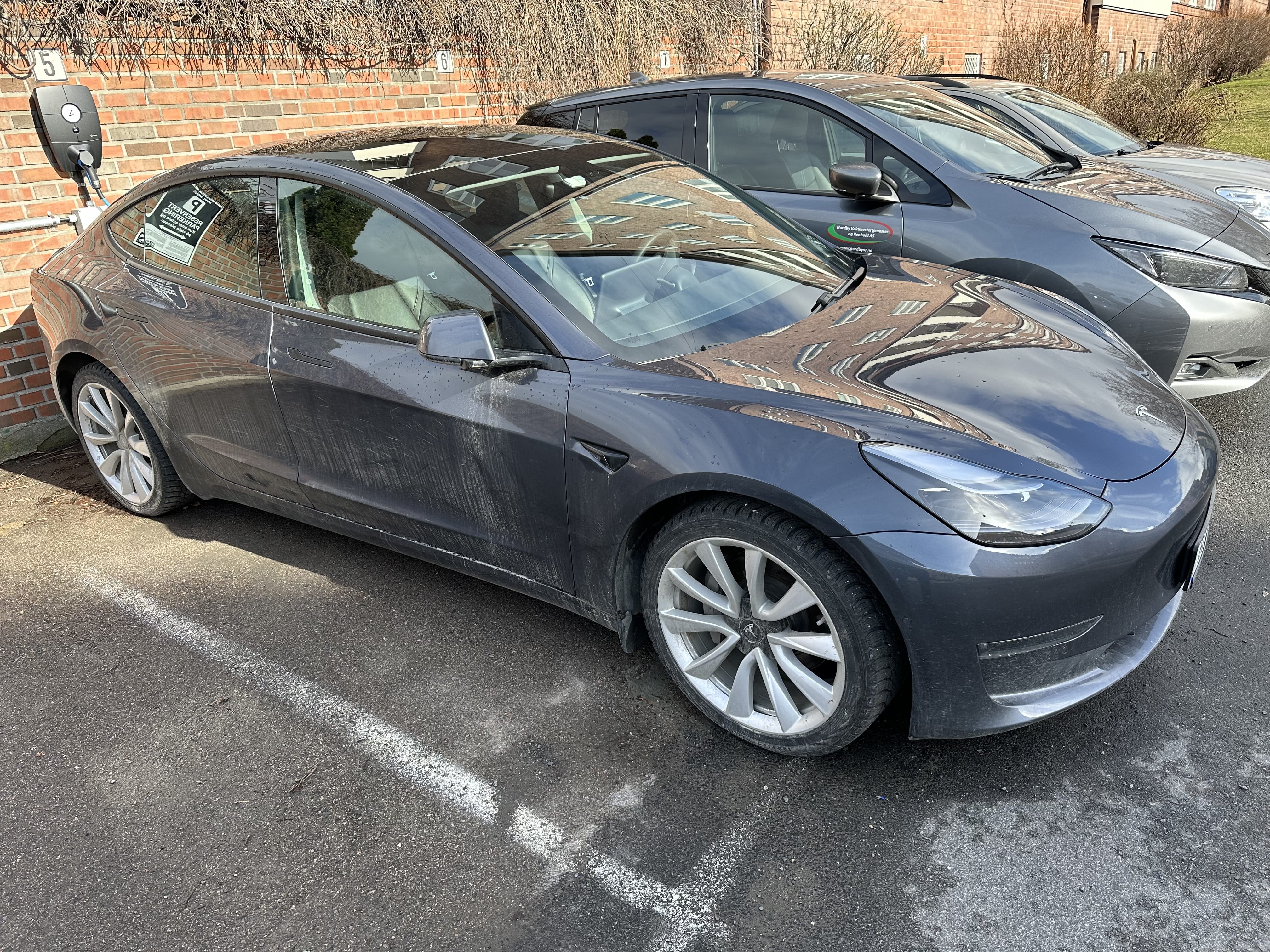 Tesla Model 3 Long Range med Cruisekontroll