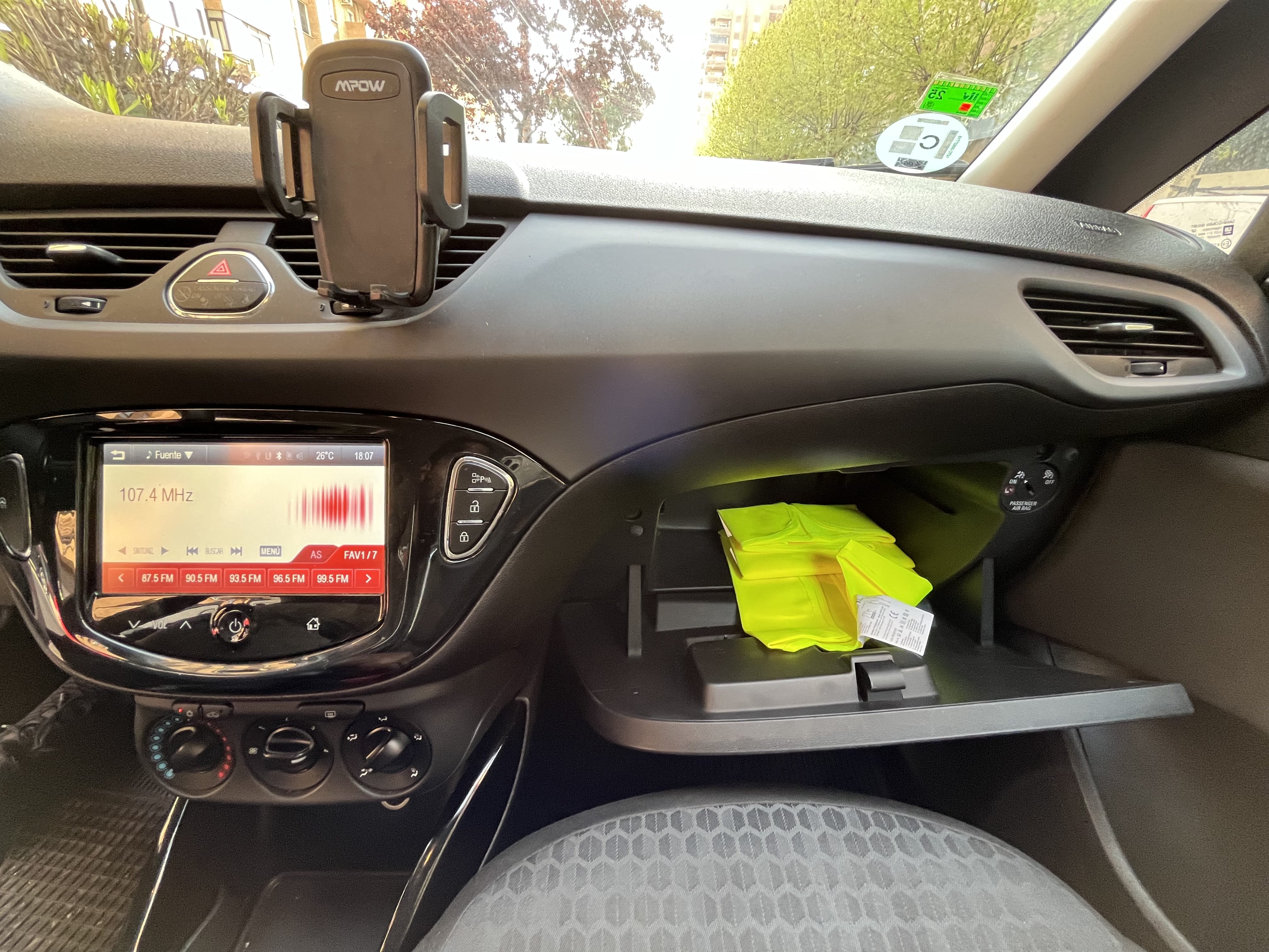 Opel Corsa con Portabicicletas
