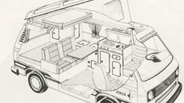 Volkswagen Transporter Combi Van Westfalia camping-car en location de vacance à l'île d'Oléron