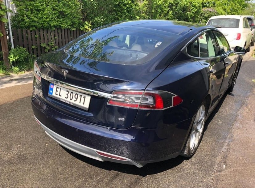 Tesla Model S med GPS