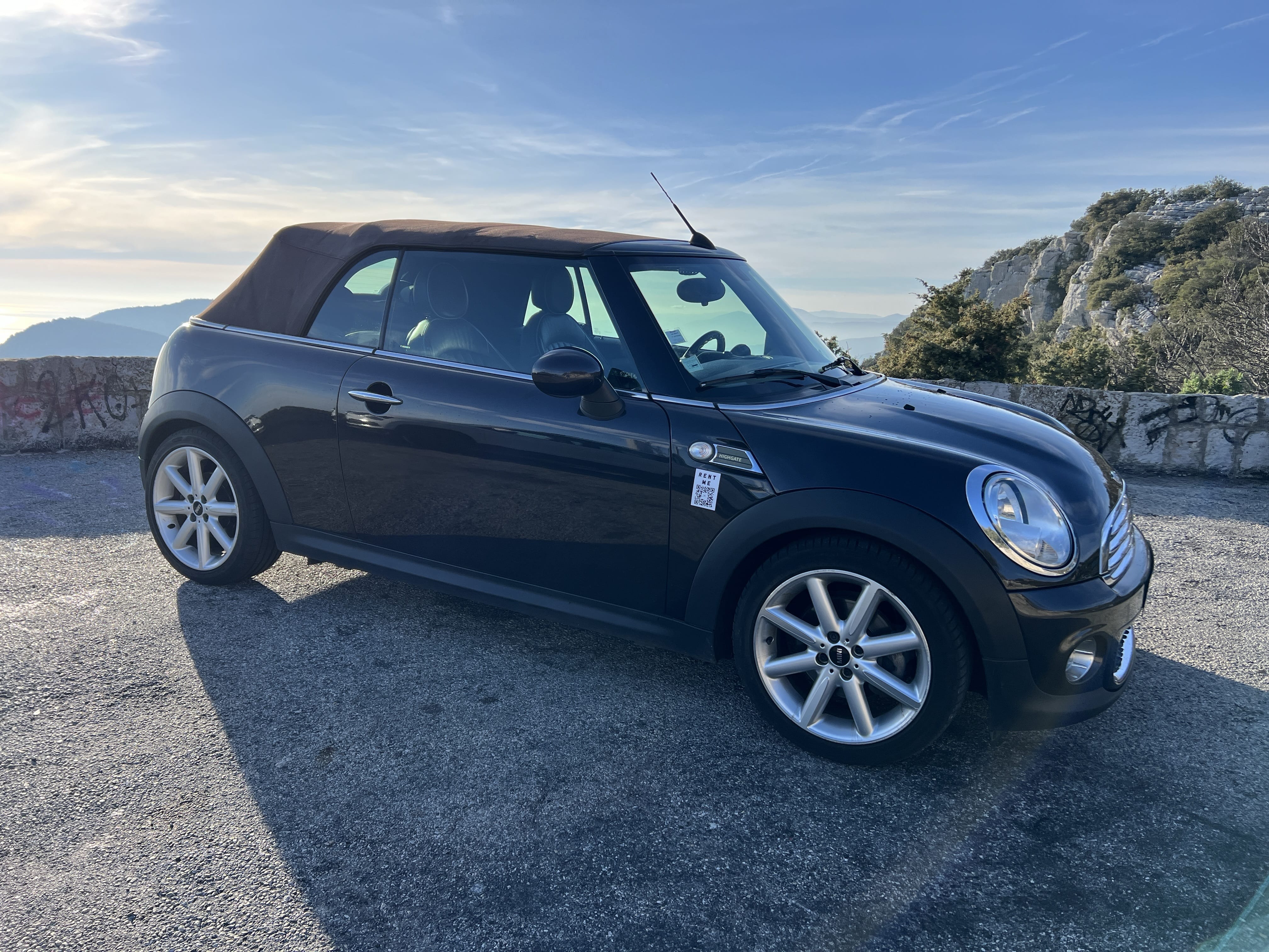 Mini Cabriolet Highgate avec Android Auto