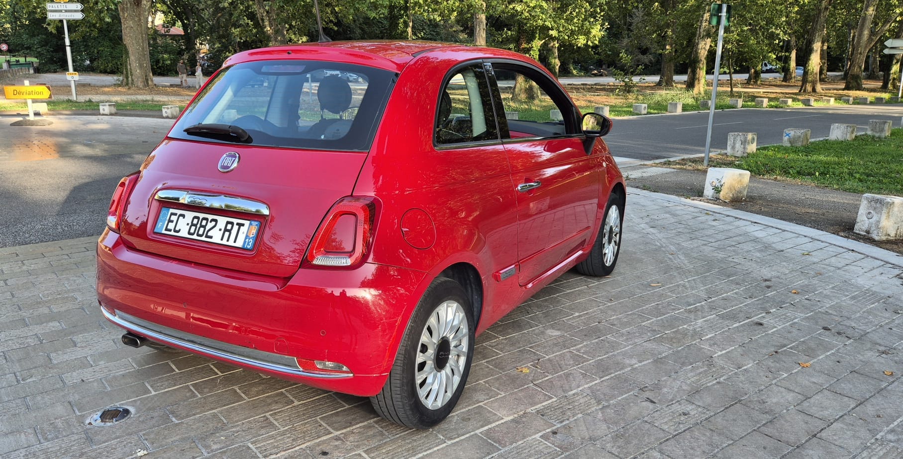 Fiat 500 Lounge avec GPS
