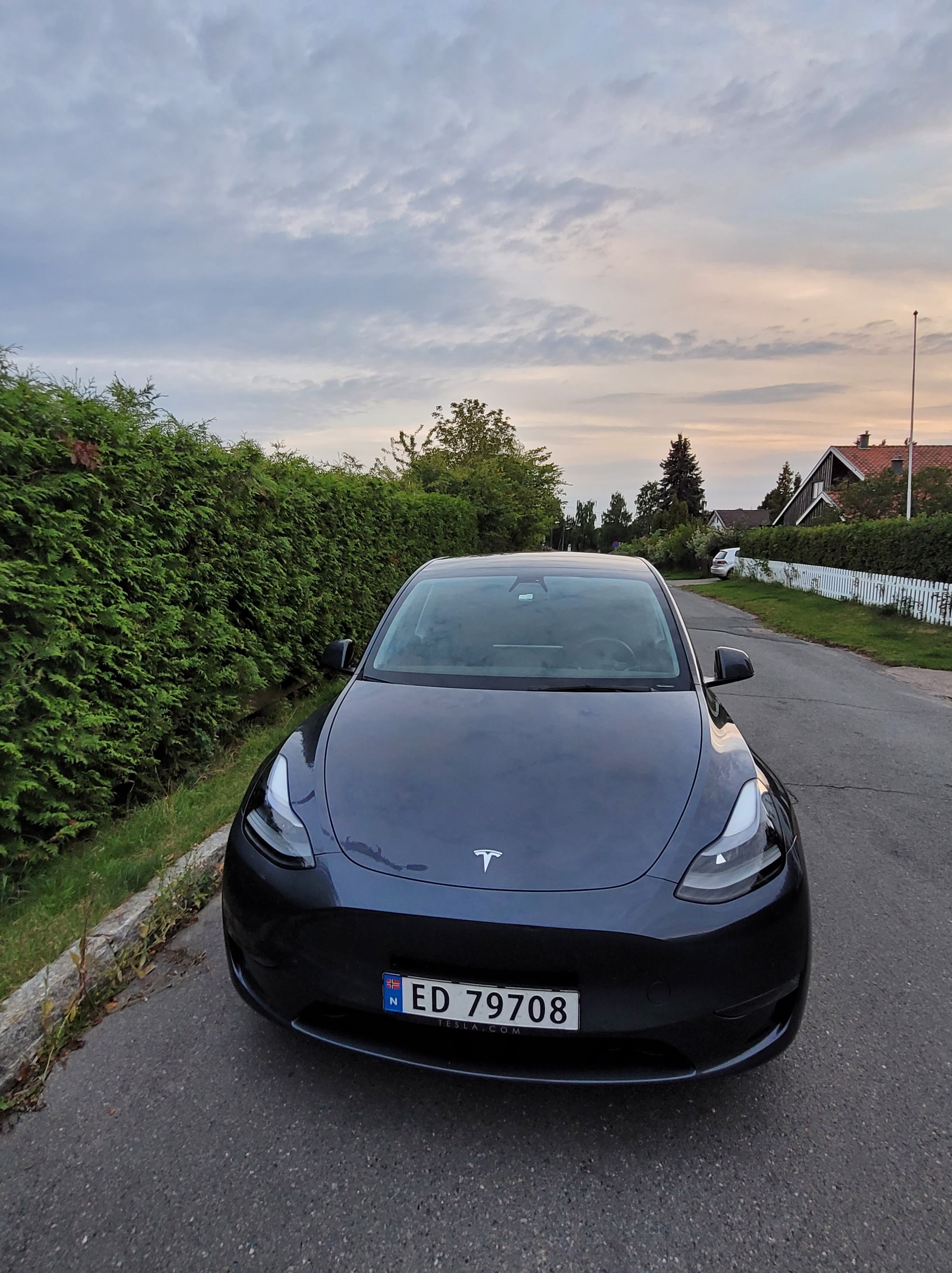 Tesla Model Y with Air conditioning