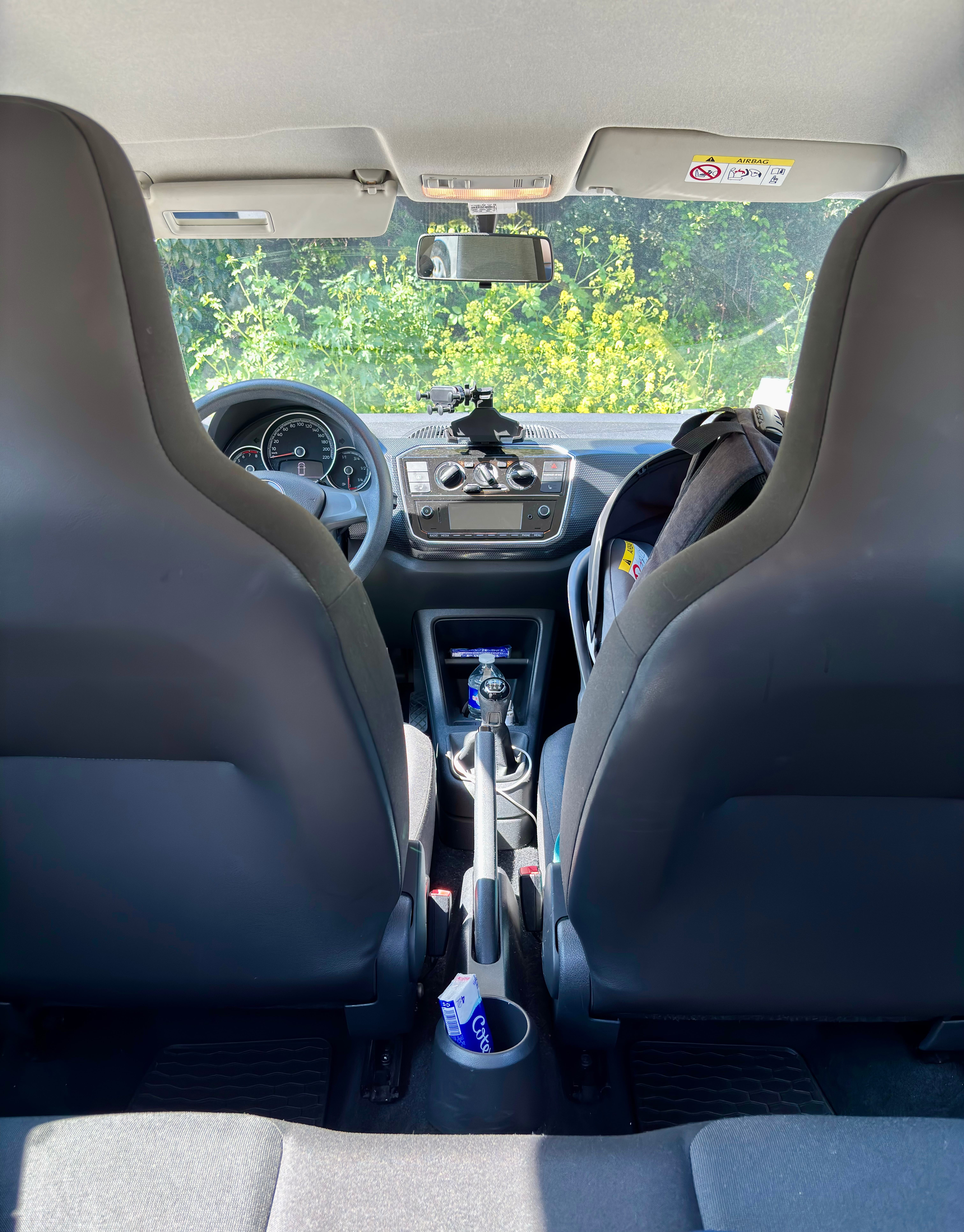 Volkswagen Up! avec Siège bébé