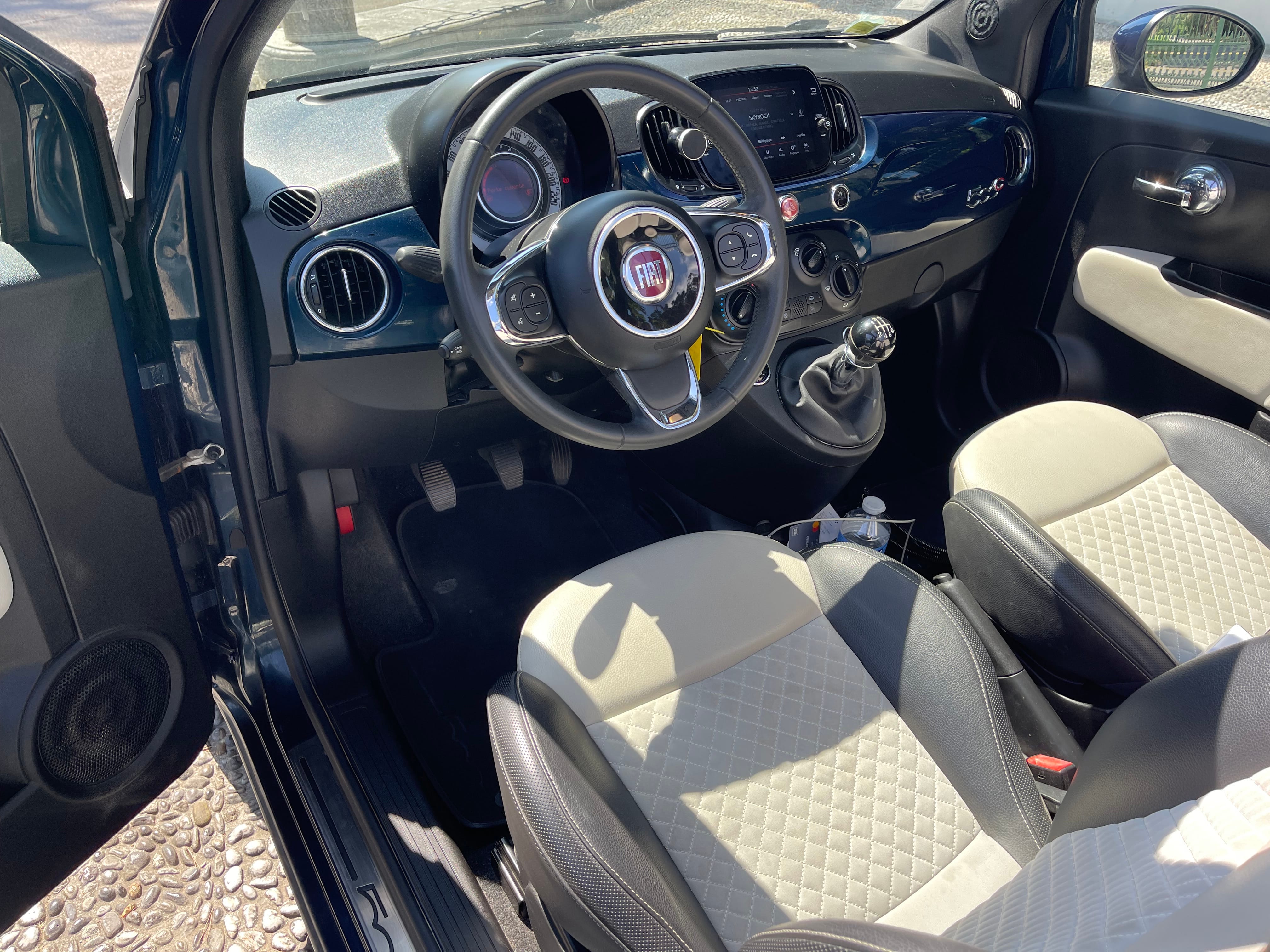 Fiat 500 C Hybride Cabriolet avec Régulateur de vitesse