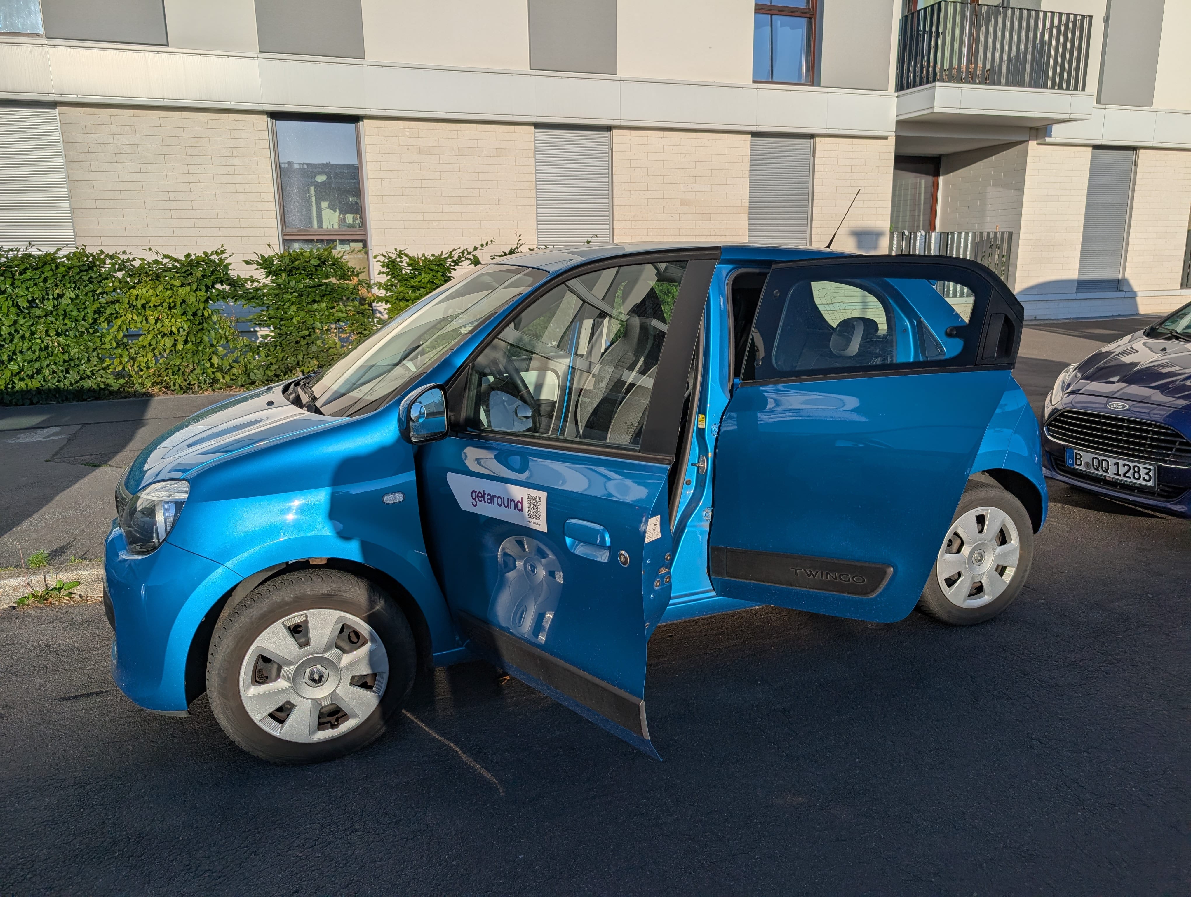 Renault Twingo with Snow tires