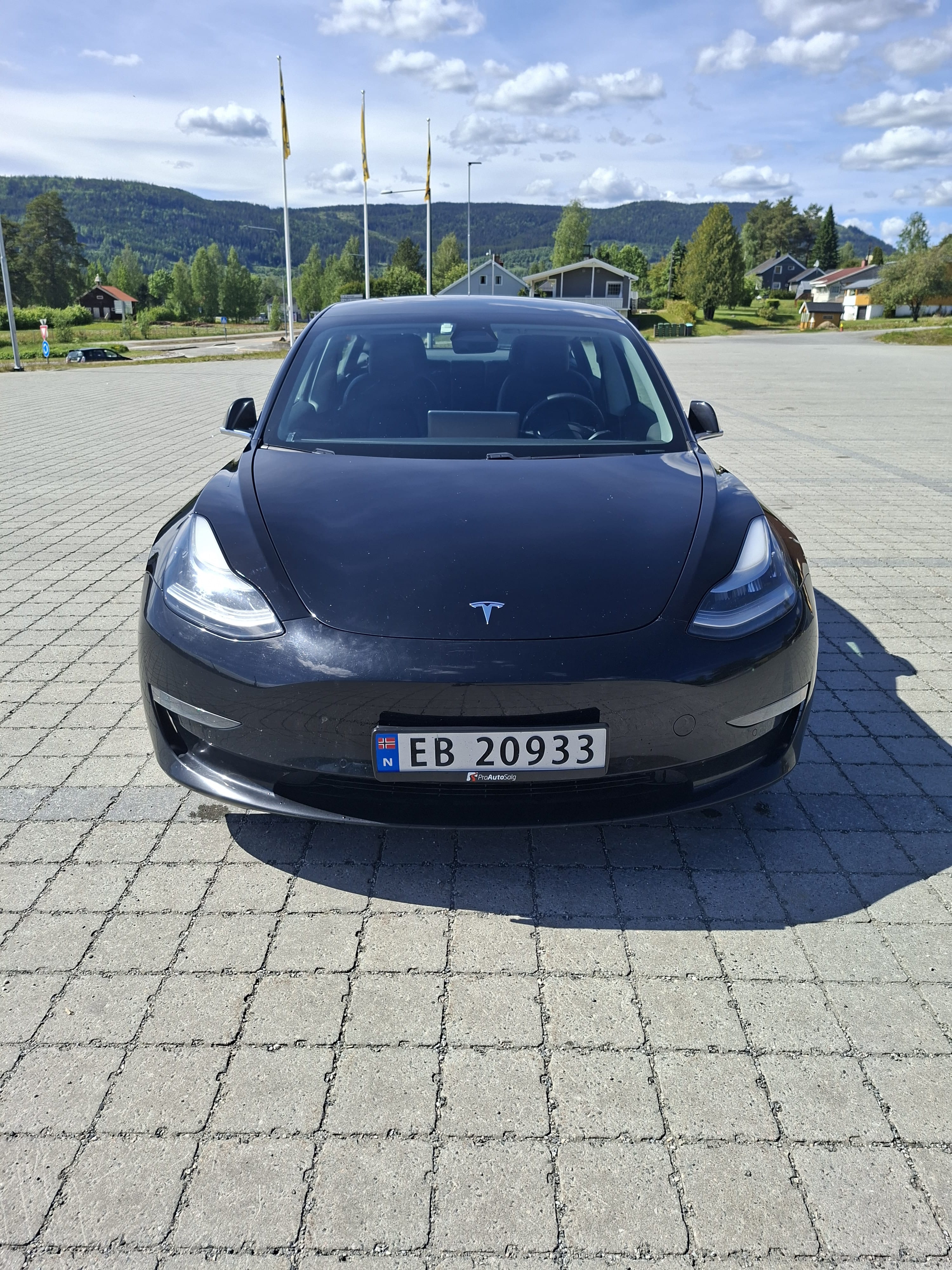 Tesla Model 3 Long Range med Babysete
