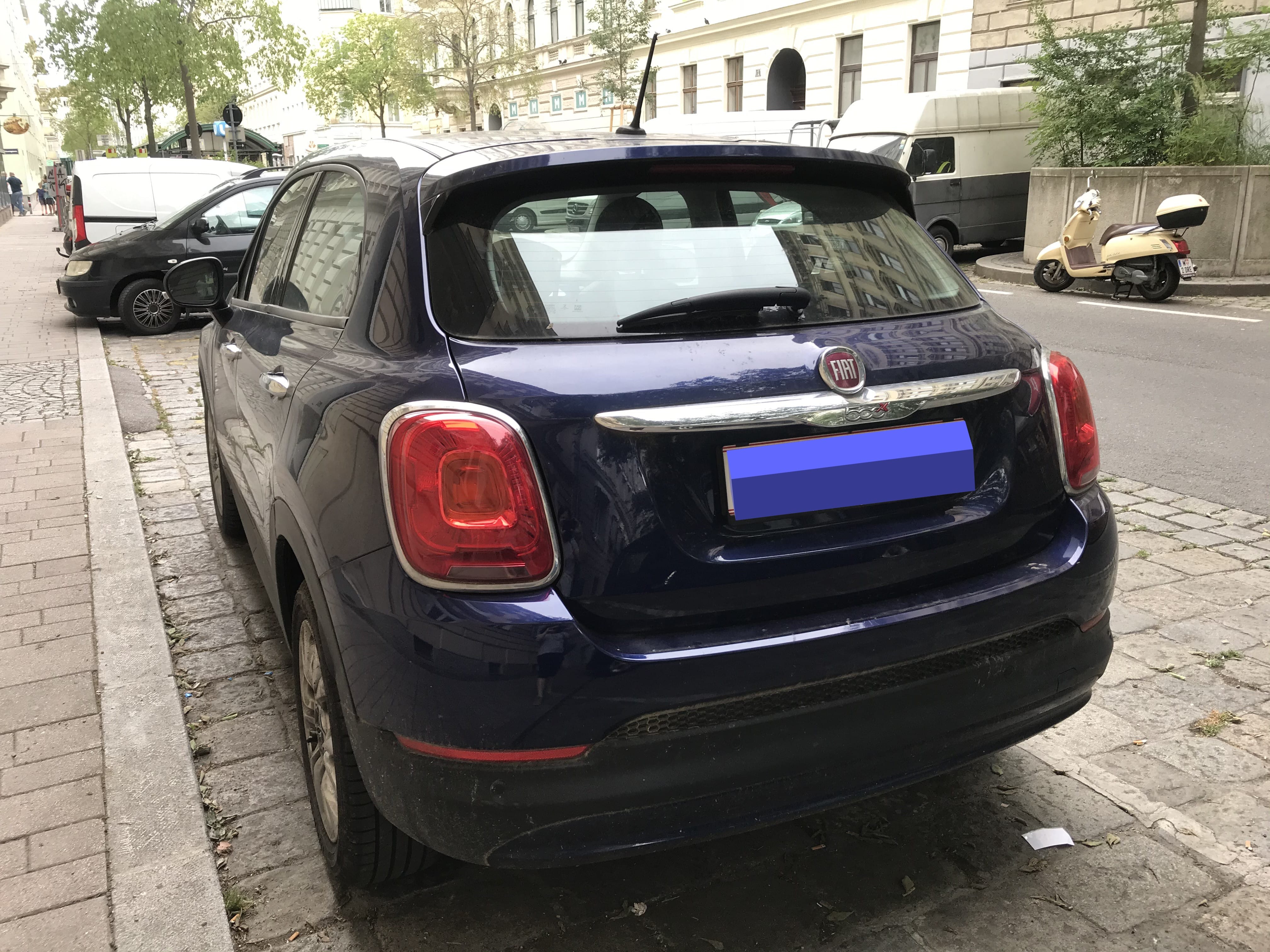 Fiat 500 X mit Navigationsgerät