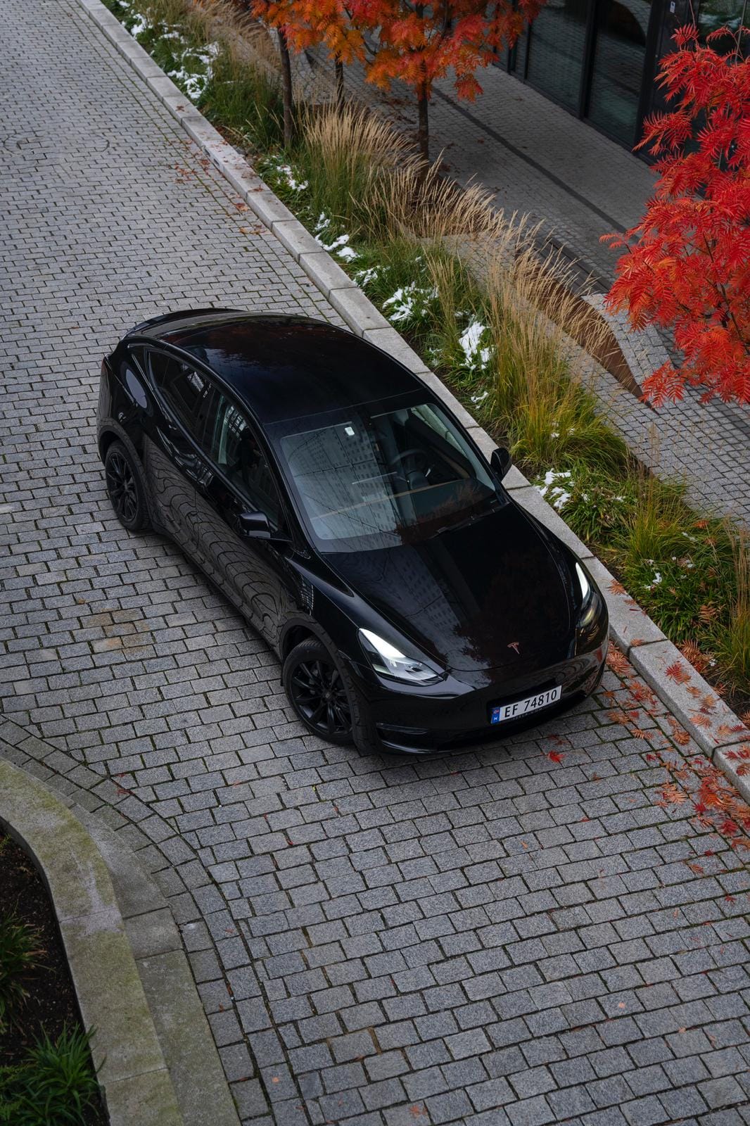 Tesla Model Y with Dashcam