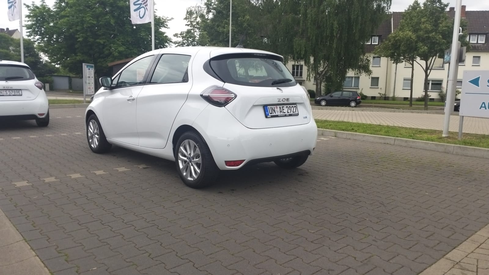 Renault ZOE mit Navigationsgerät