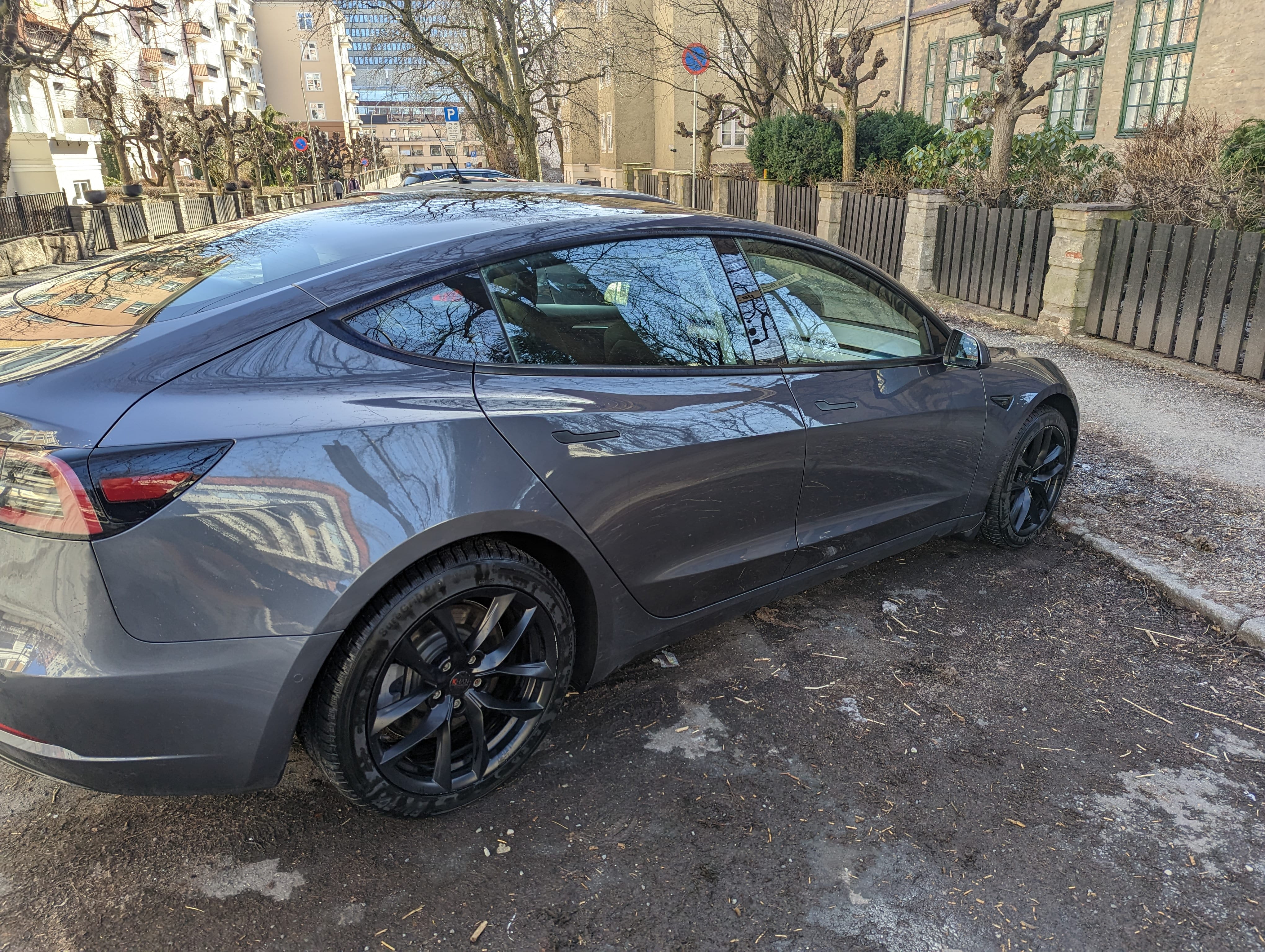 Tesla Model 3 med Aircondition