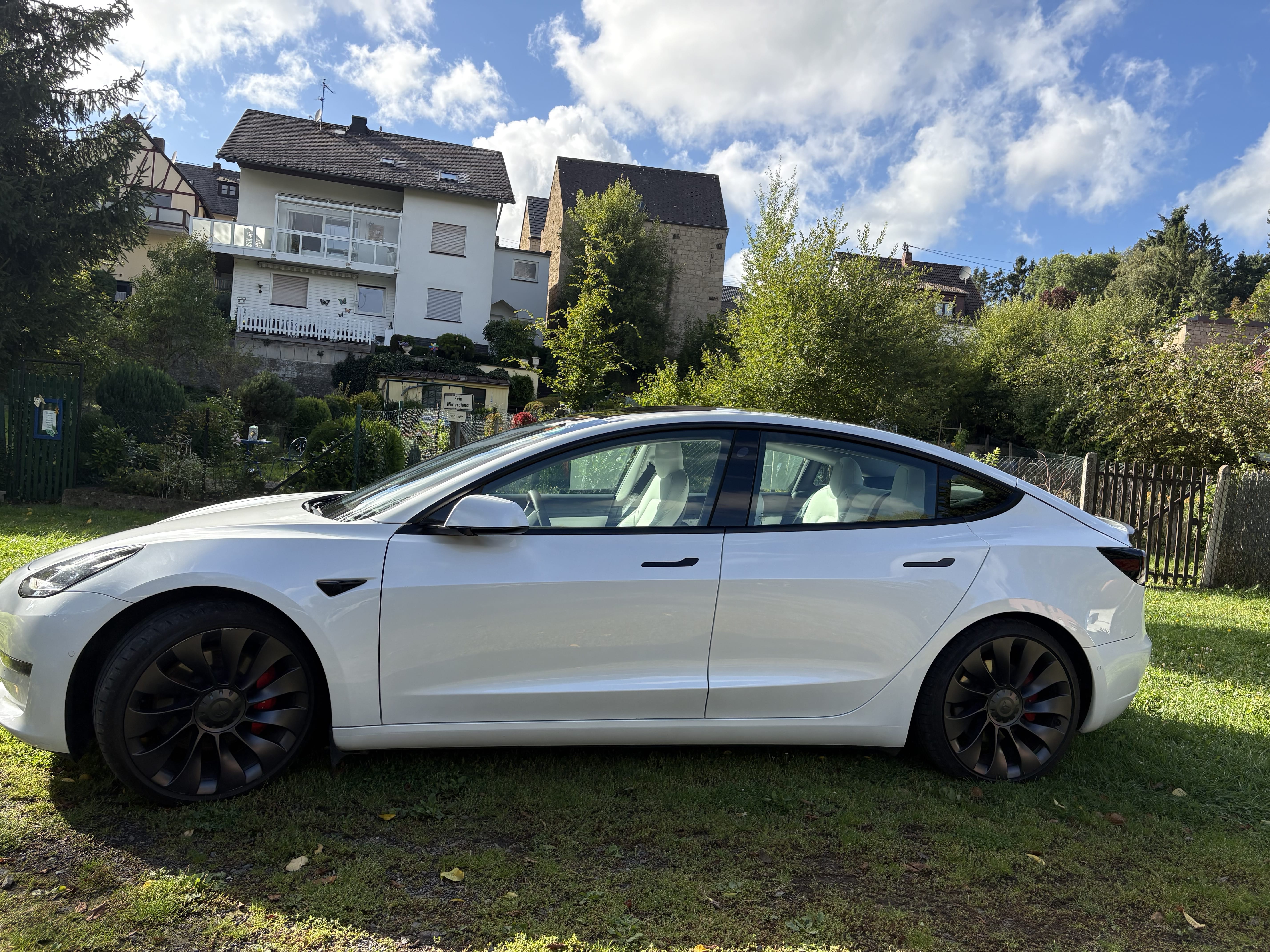 Tesla Model 3 Performance weiss/ weiss mit Klimaanlage