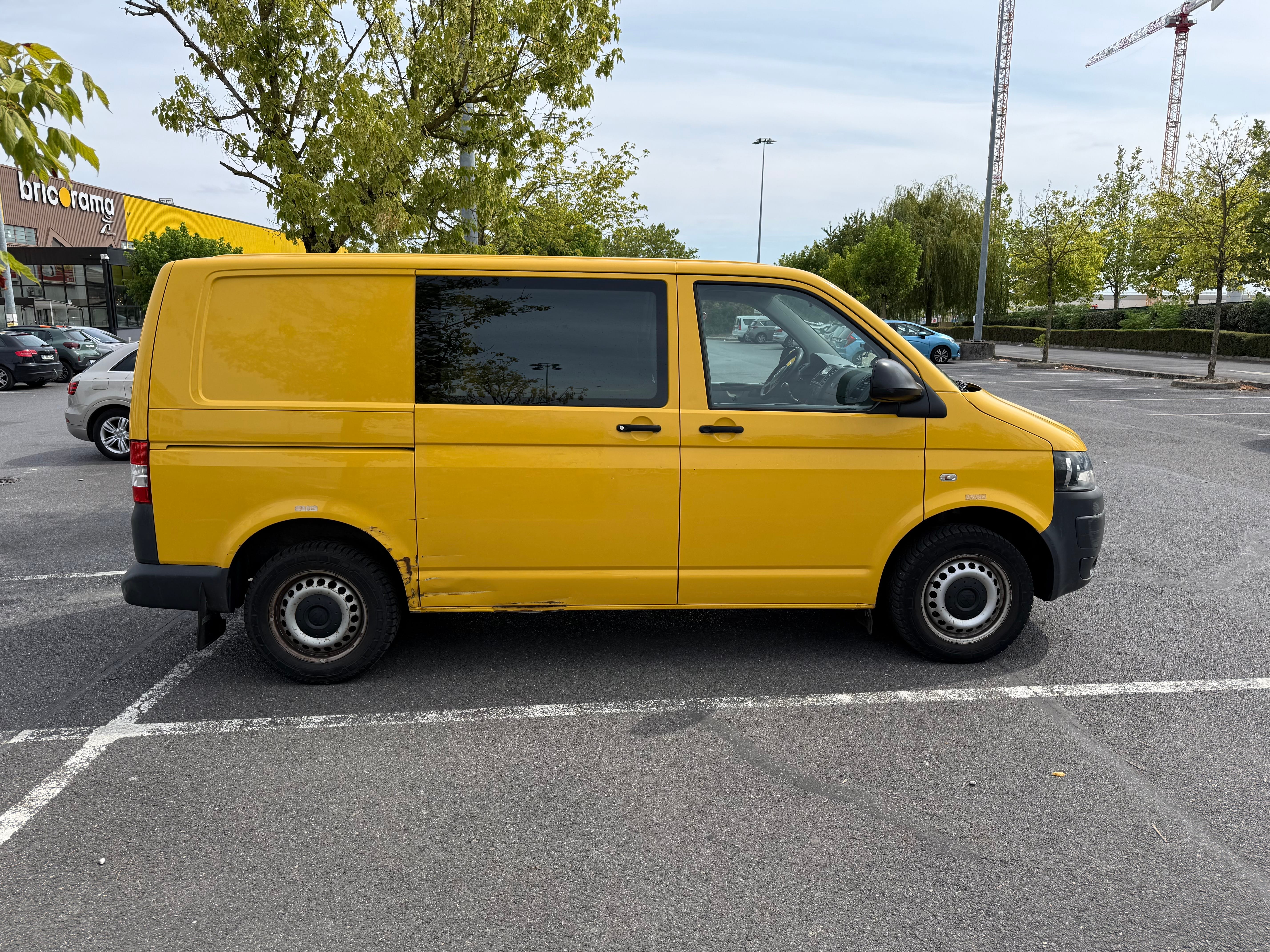 Volkswagen Transporter avec Pneus neige