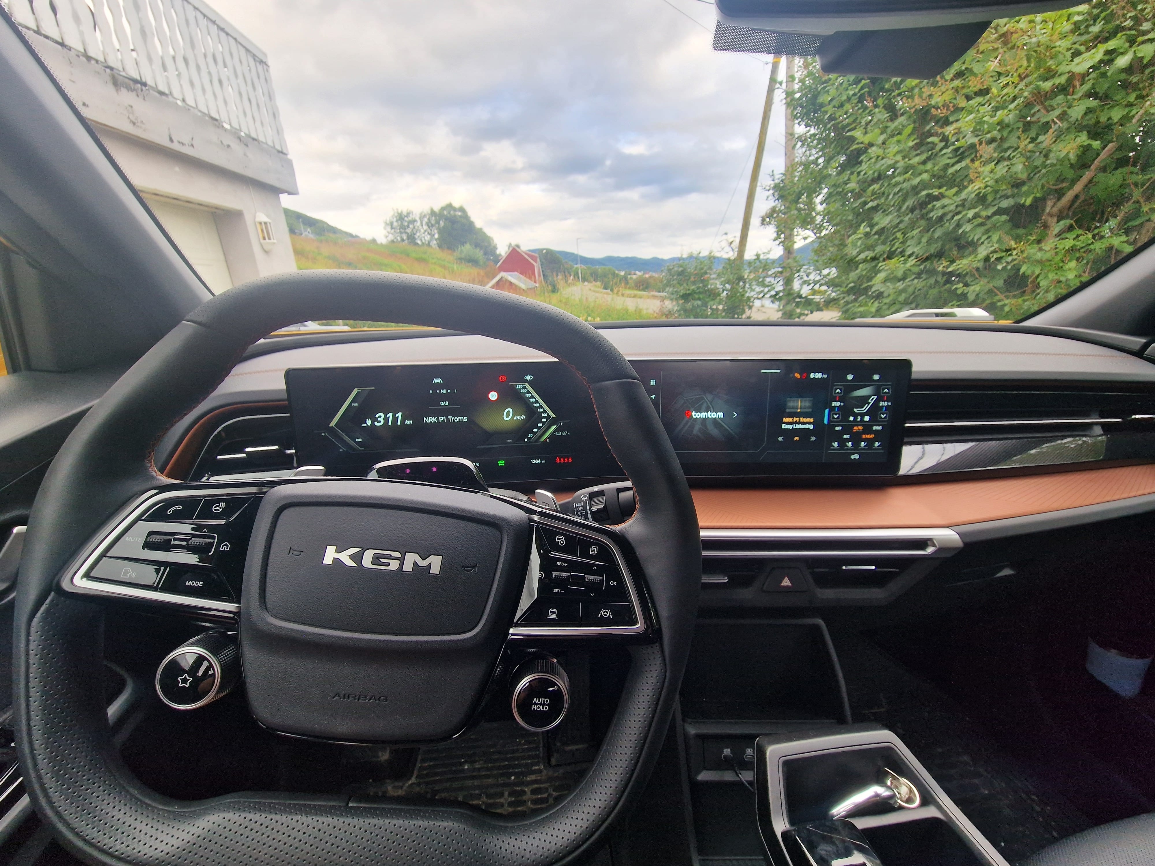 KGM Musso EV med Bluetooth audio