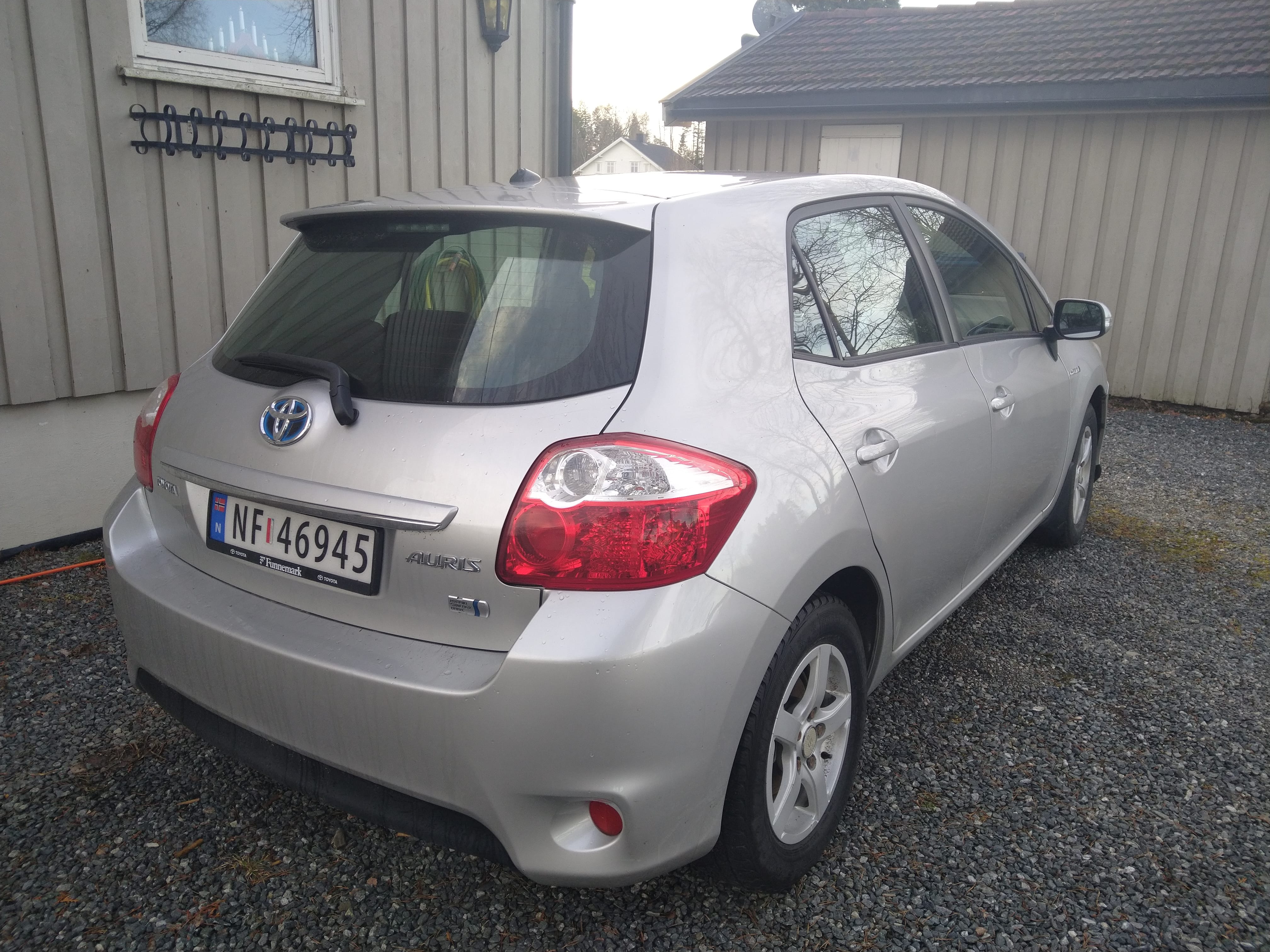 Toyota Auris med Sykkelstativ