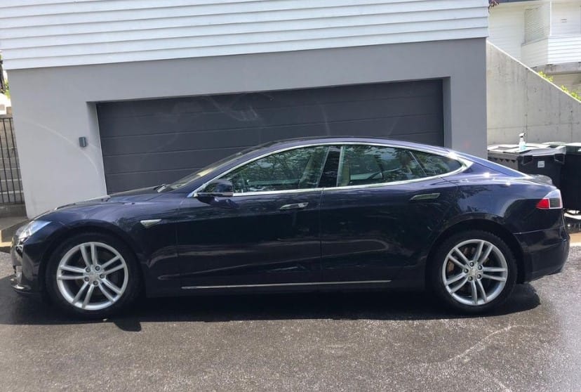 Tesla Model S med Aircondition