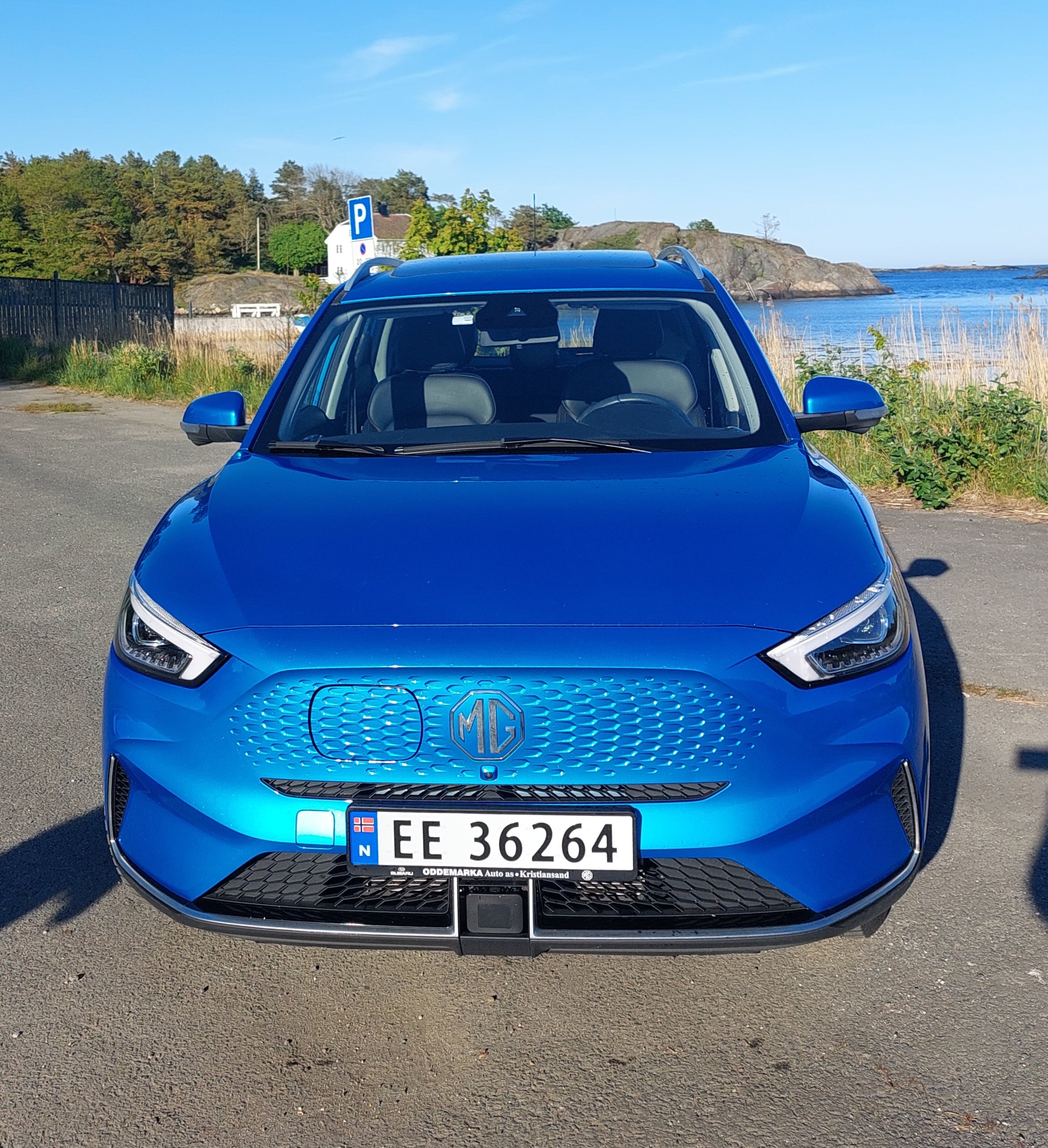 MG ZS EV med Apple CarPlay