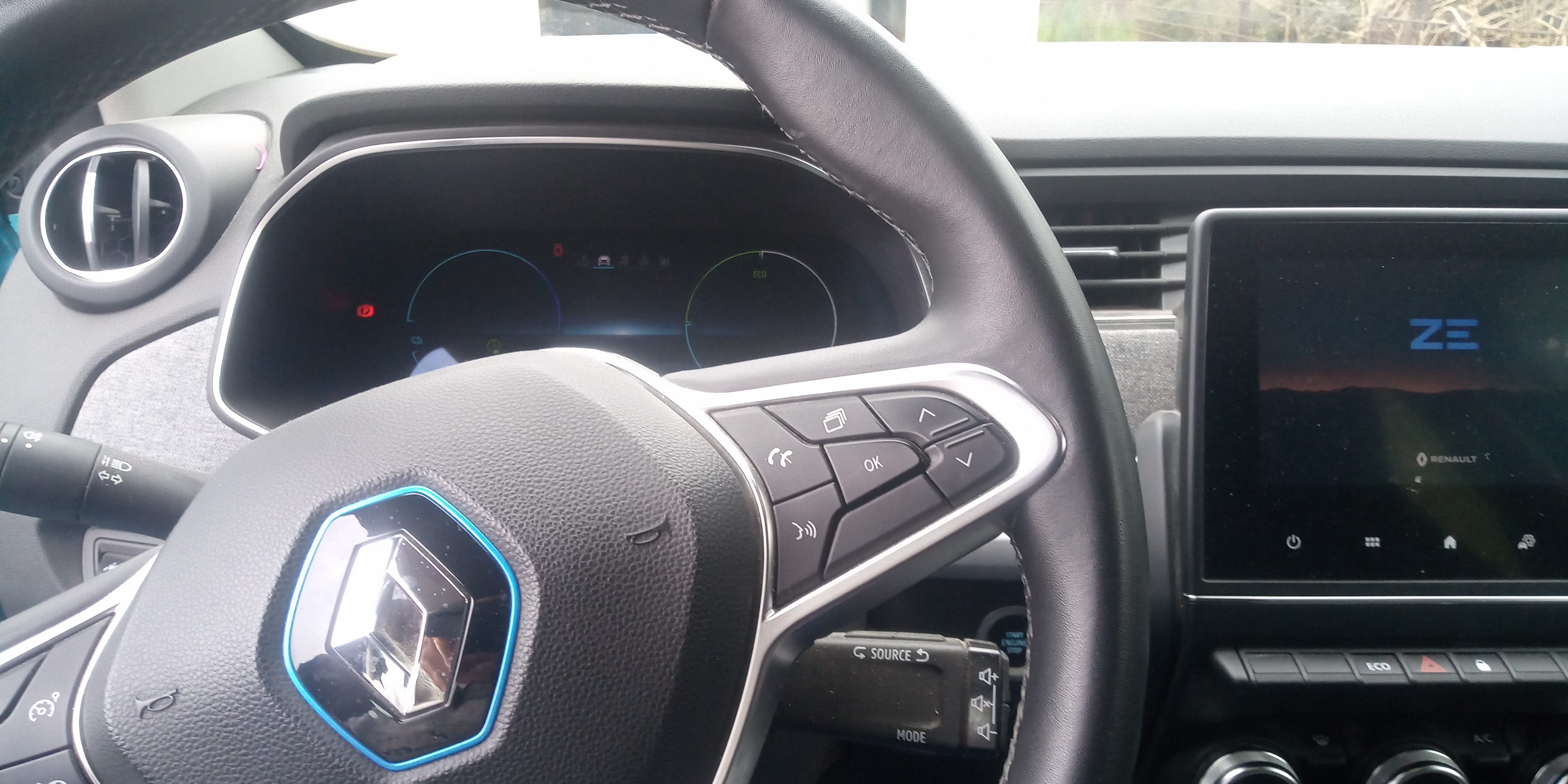 Renault ZOE avec GPS