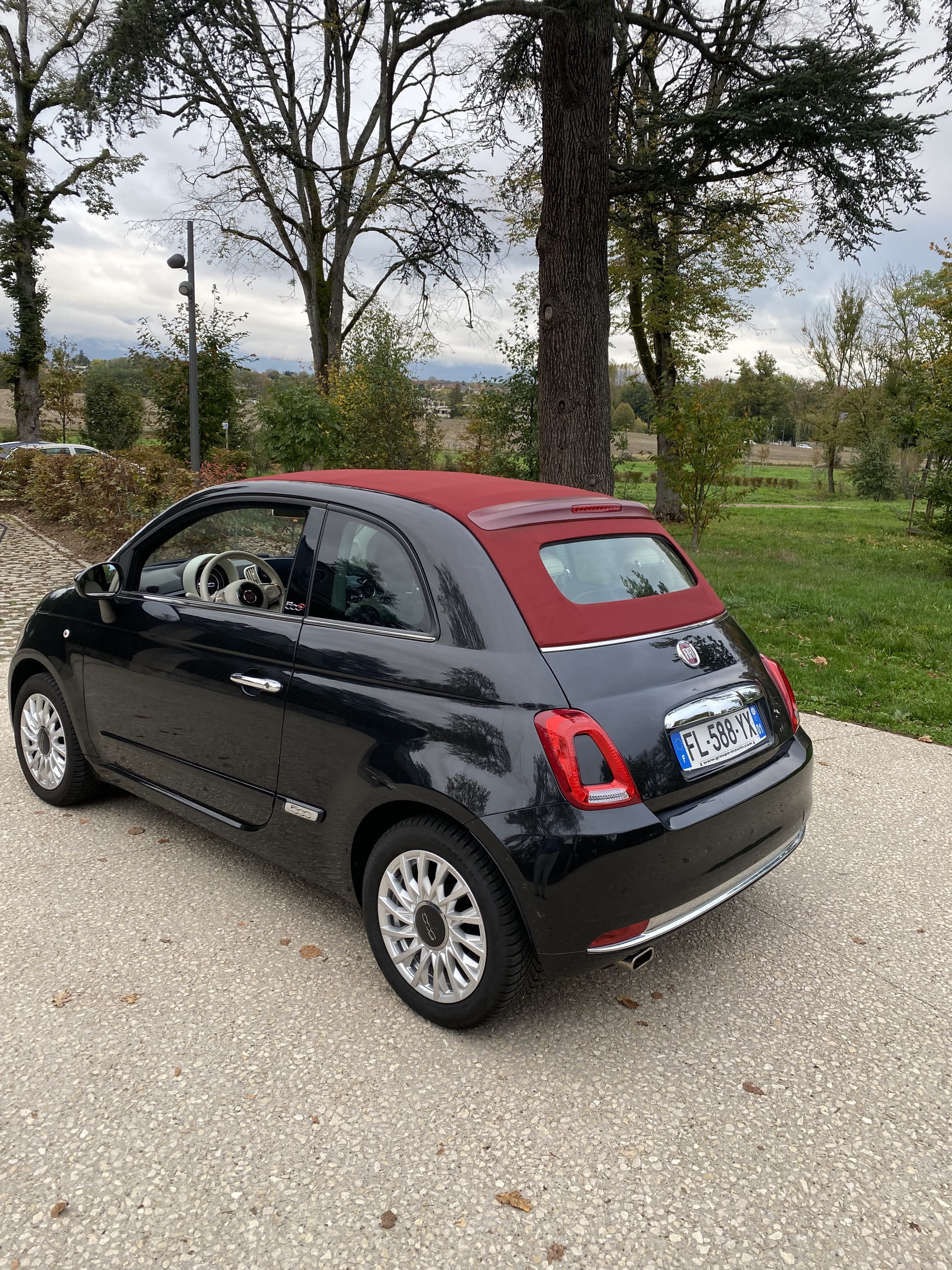 Fiat 500 C avec Climatisation
